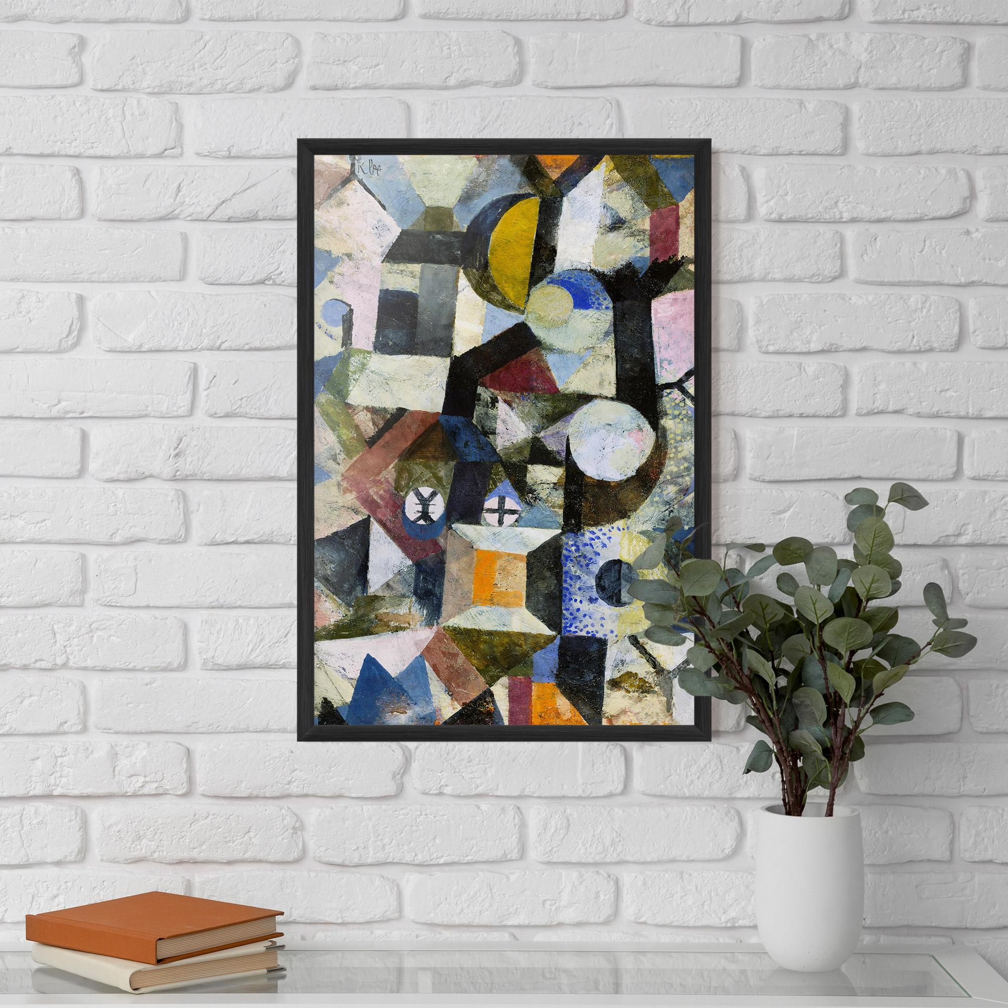 Poster Înrămat Abstract Geometric mockup 5