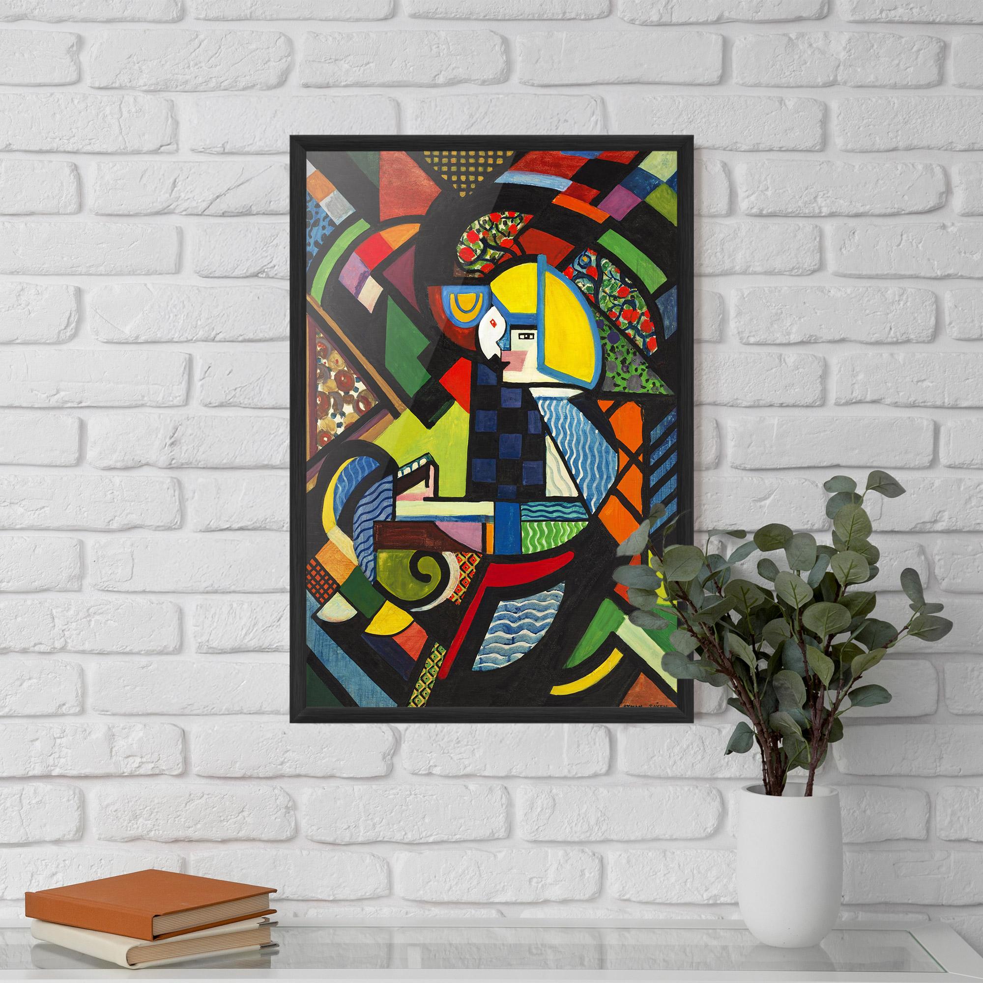 Poster Înrămat Mix Color Shapes mockup 5