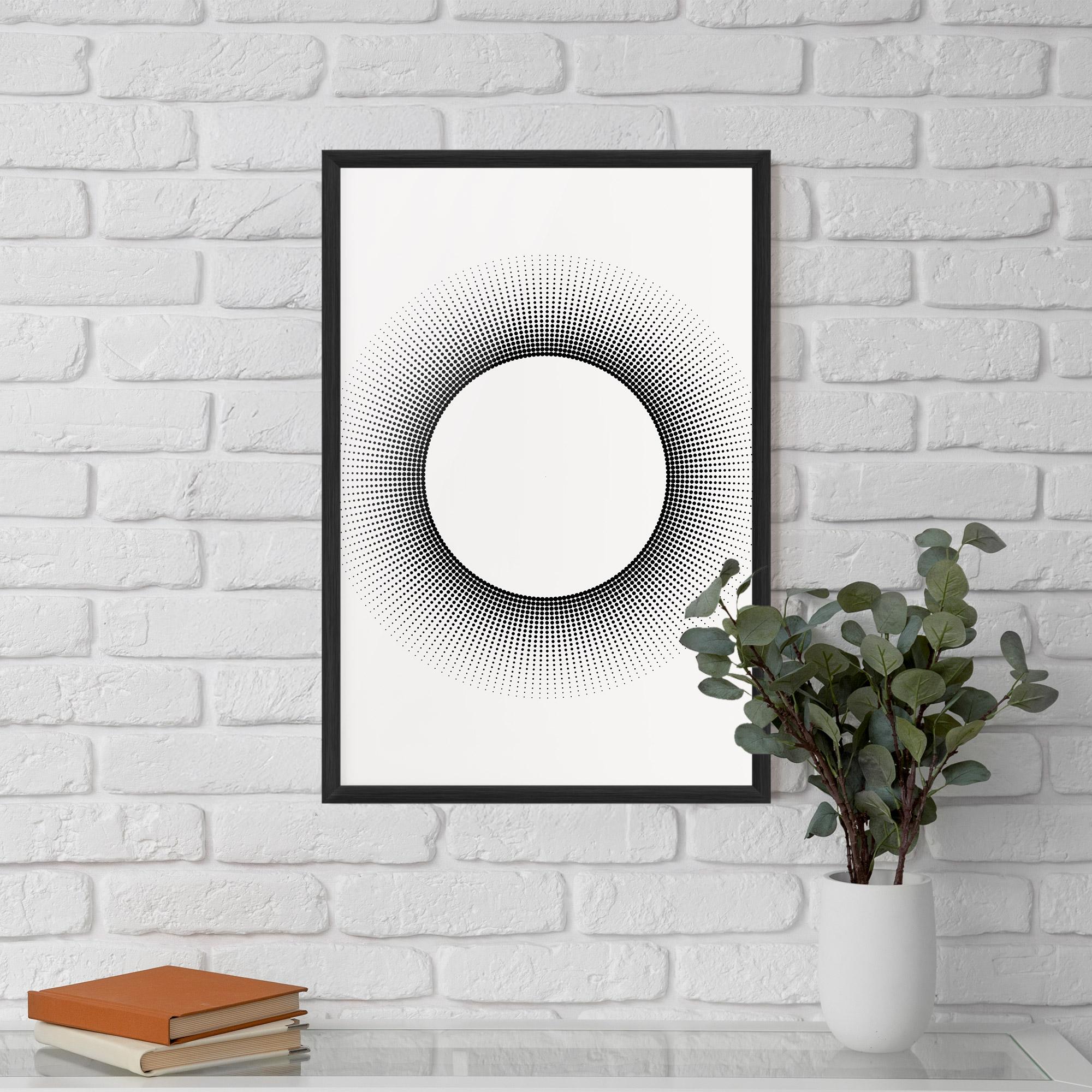 Poster Înrămat White Center mockup 5