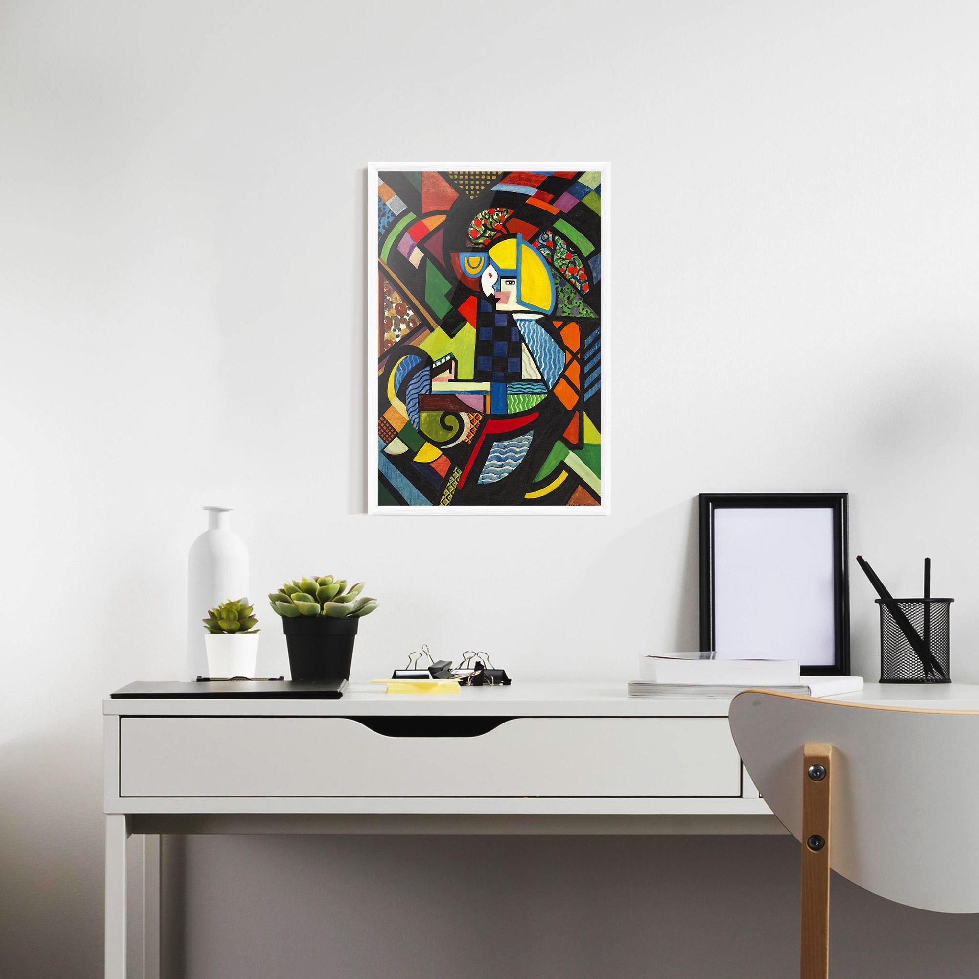 Poster Înrămat Mix Color Shapes mockup 7