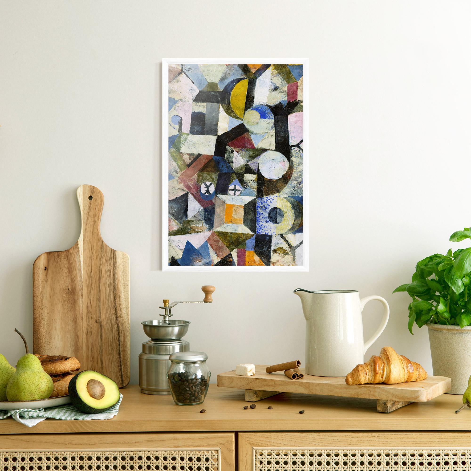 Poster Înrămat Abstract Geometric mockup 8