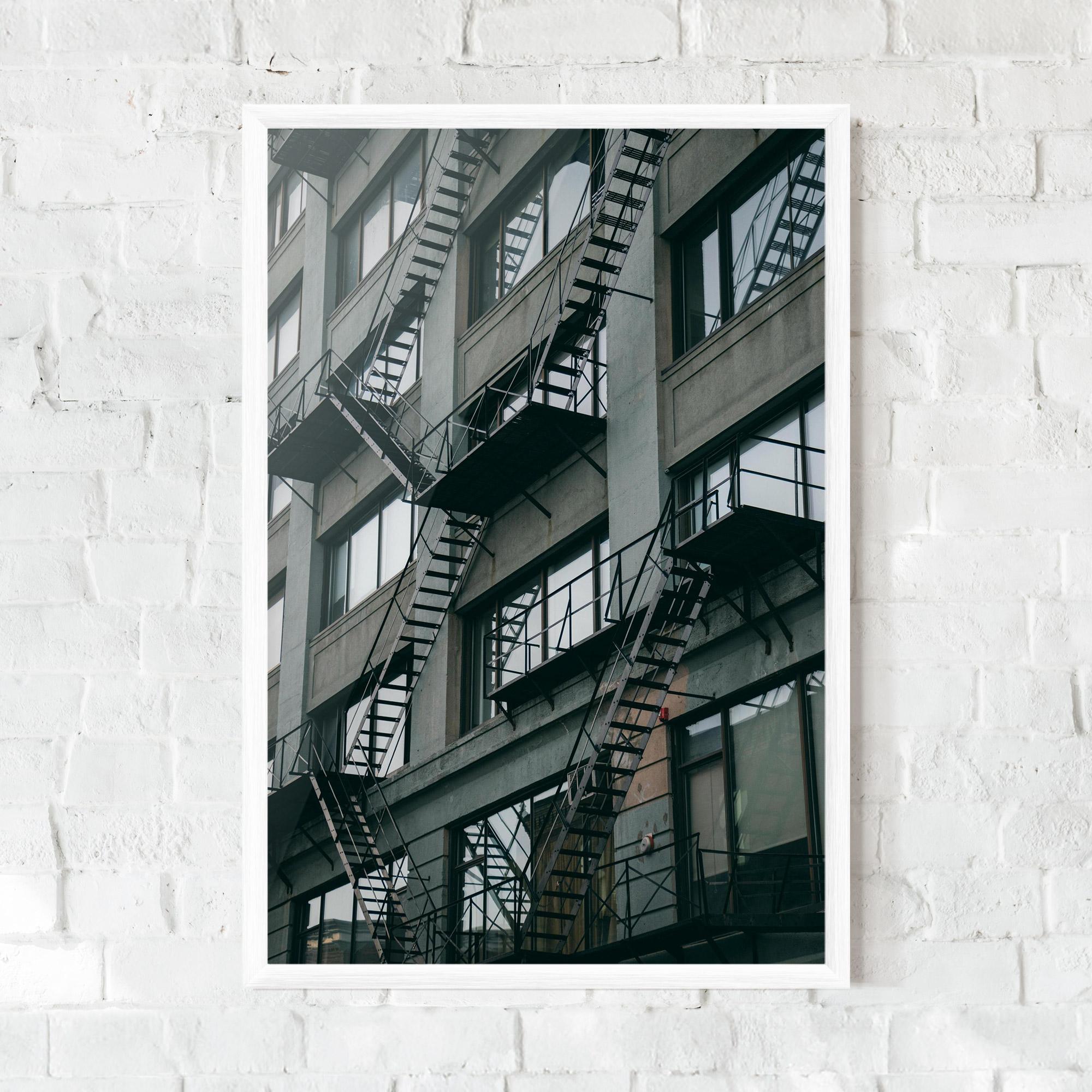 Poster Înrămat Building Stairs mockup 0