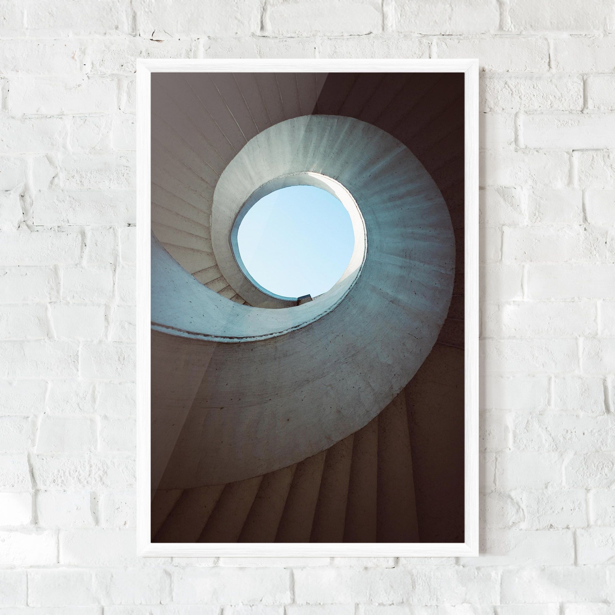 Spiral Cream Stairs mockup 0