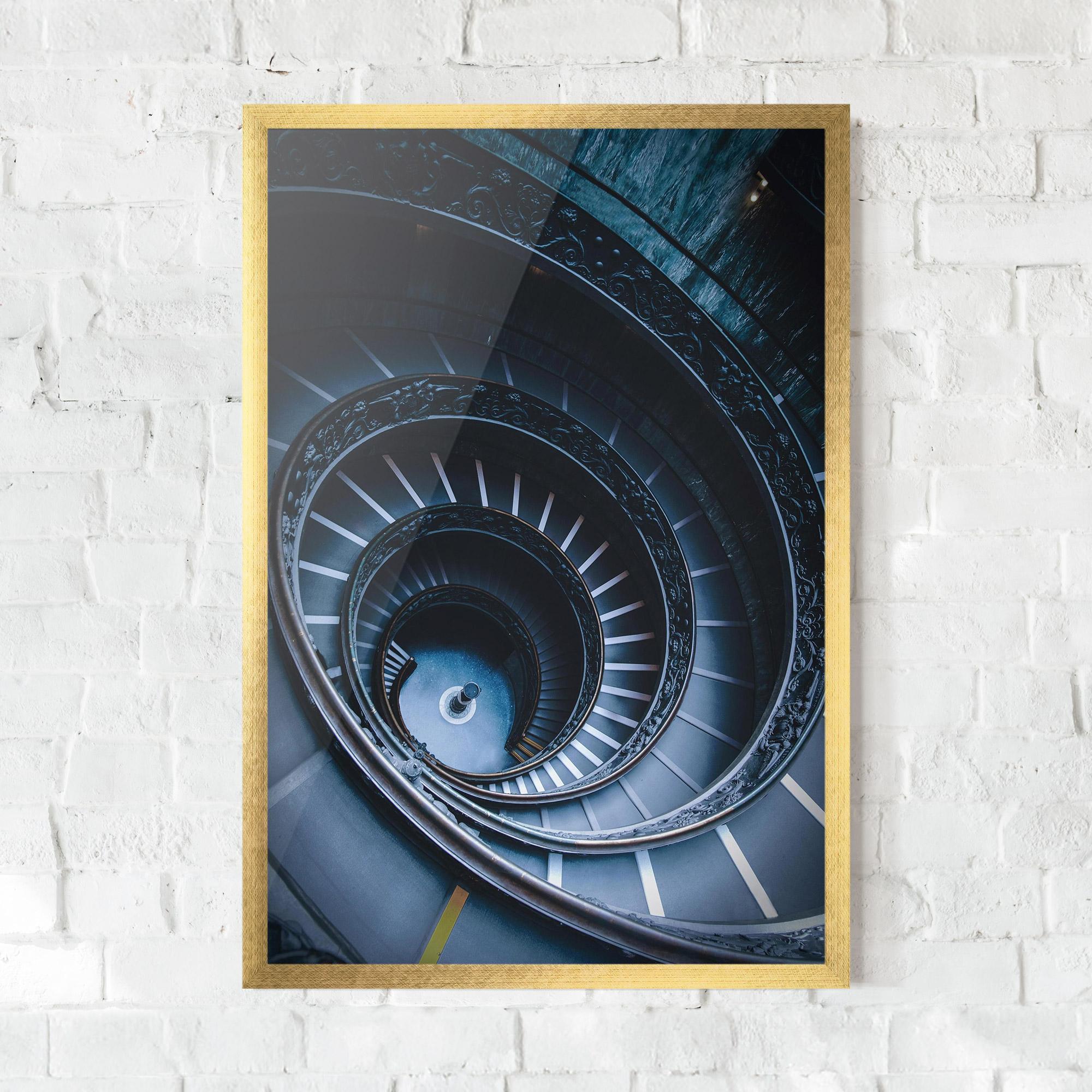 Poster Înrămat Spiral Museum mockup 0