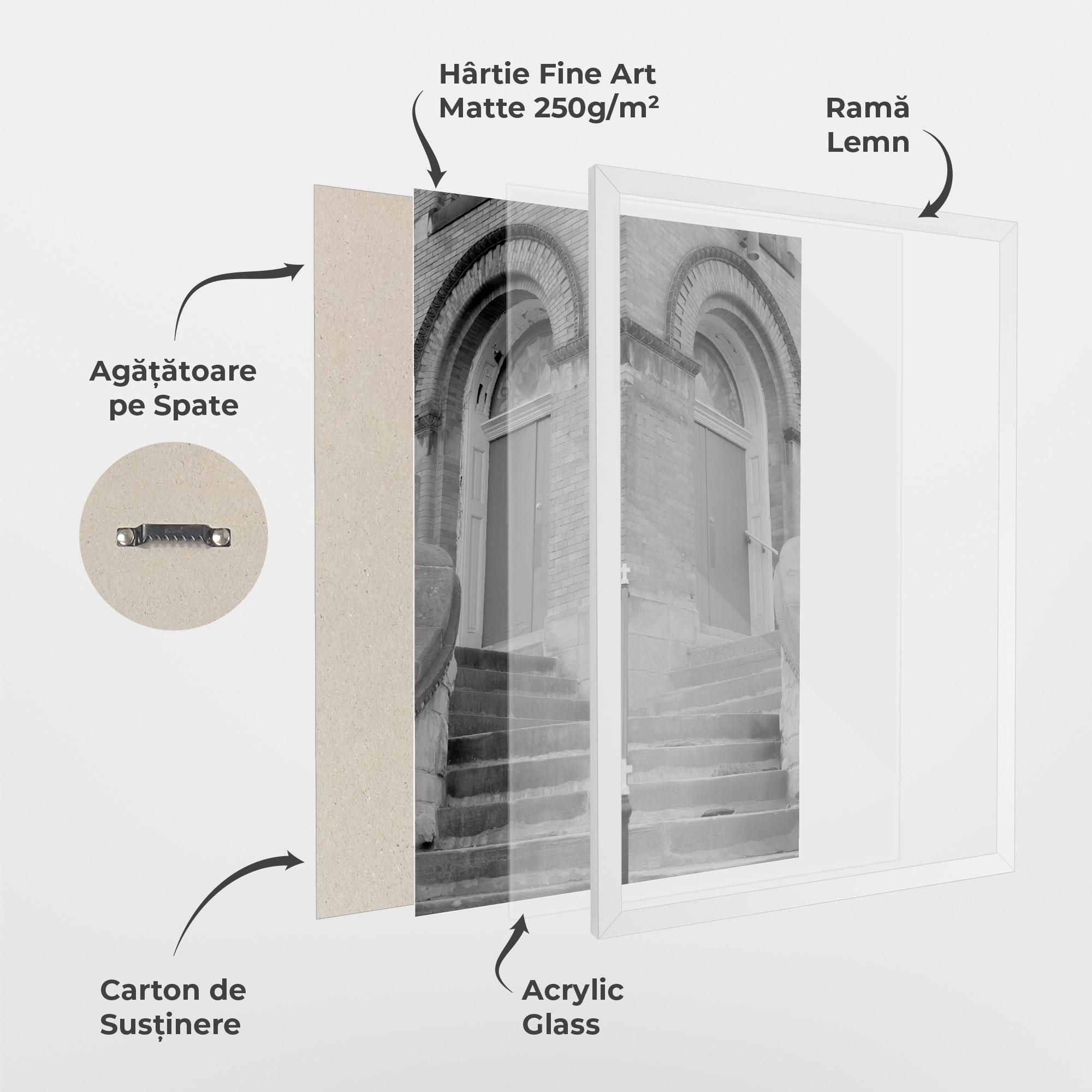 Poster Înrămat Grey Dors mockup 1