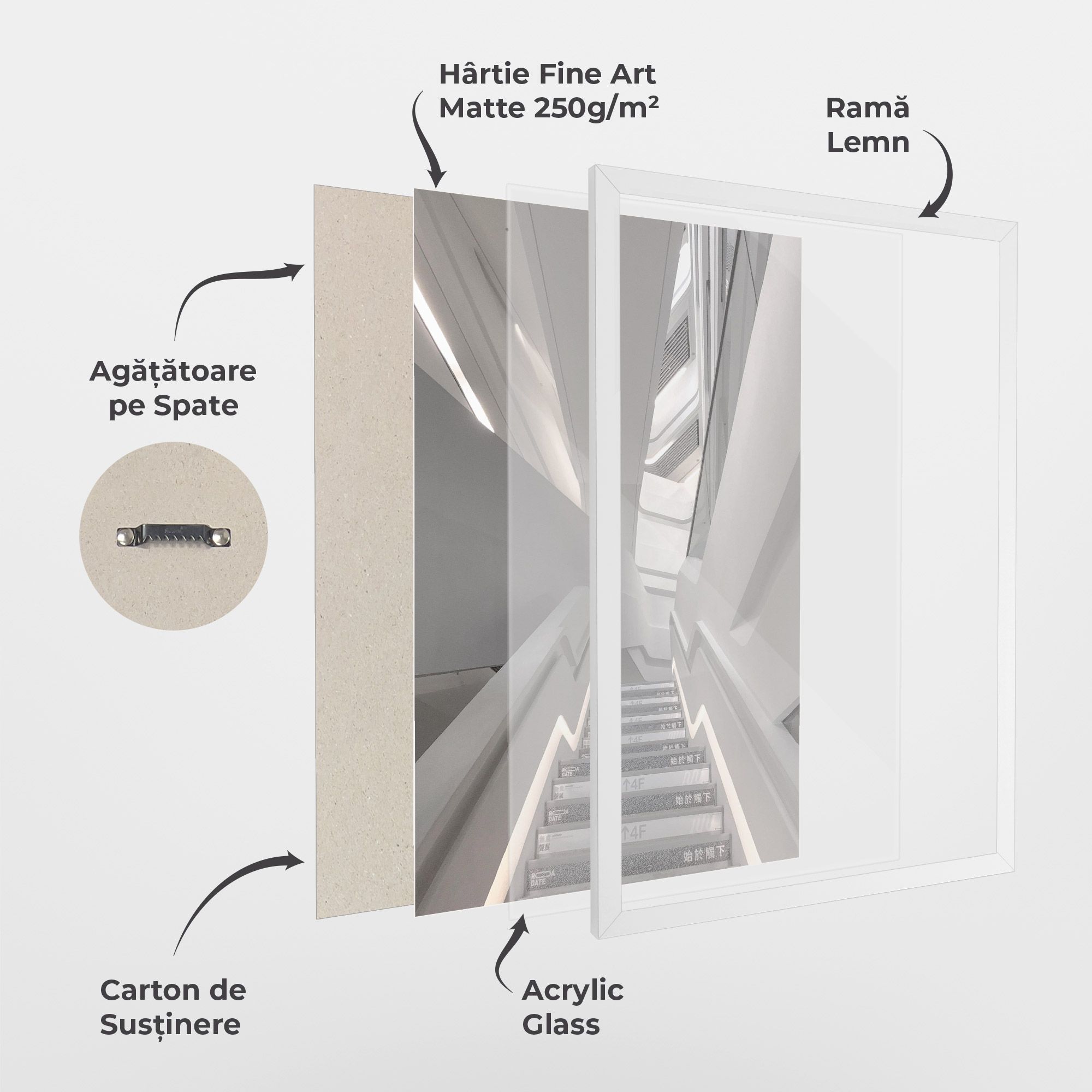 White Line Stairs mockup 1