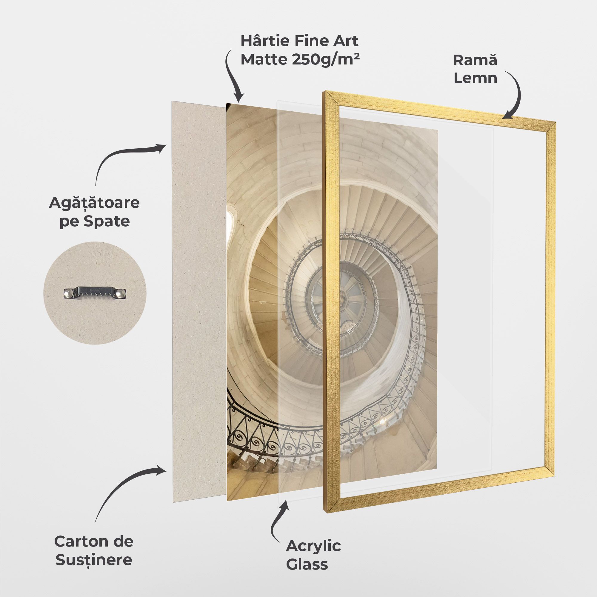 Cream Down Stairs mockup 1