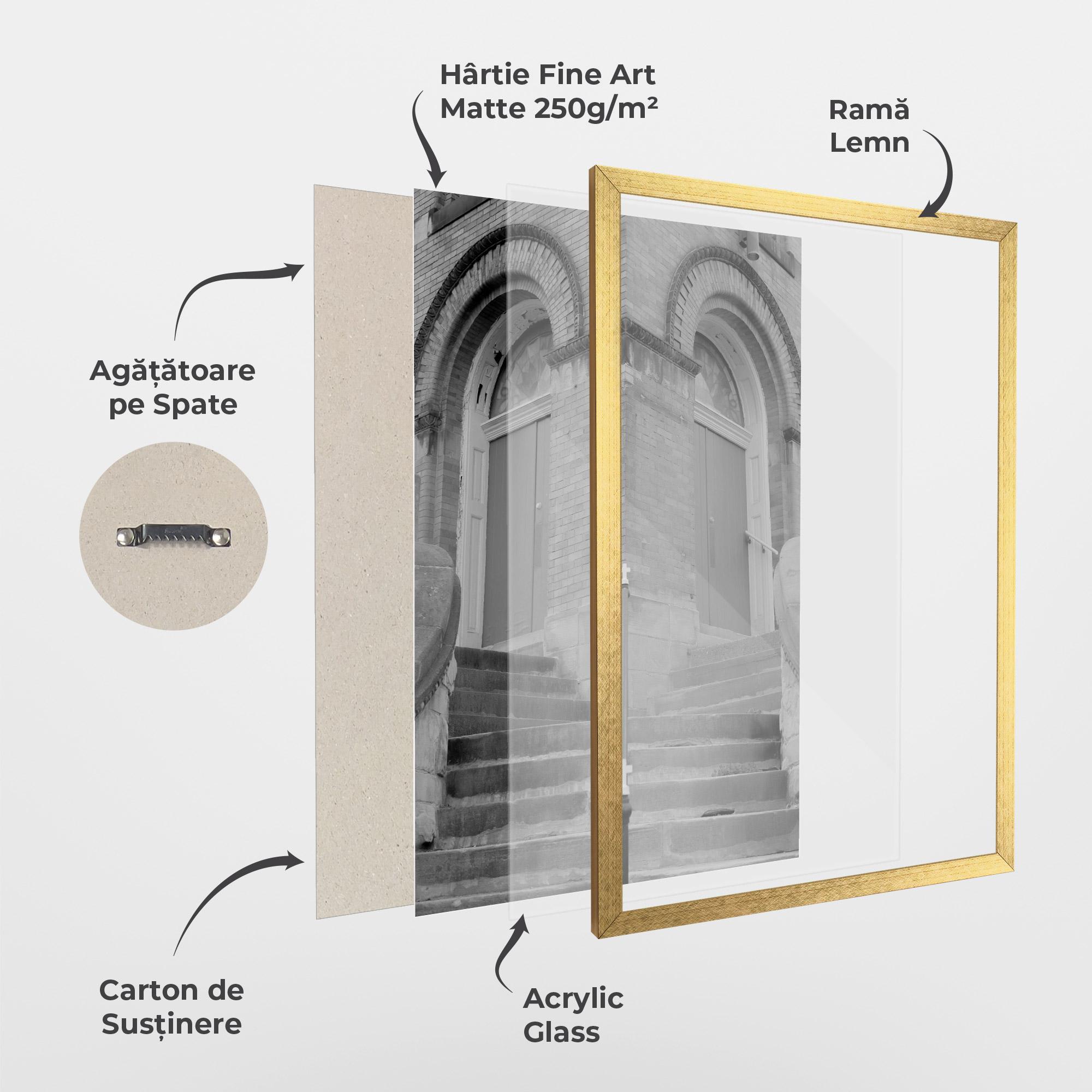 Poster Înrămat Grey Dors mockup 1