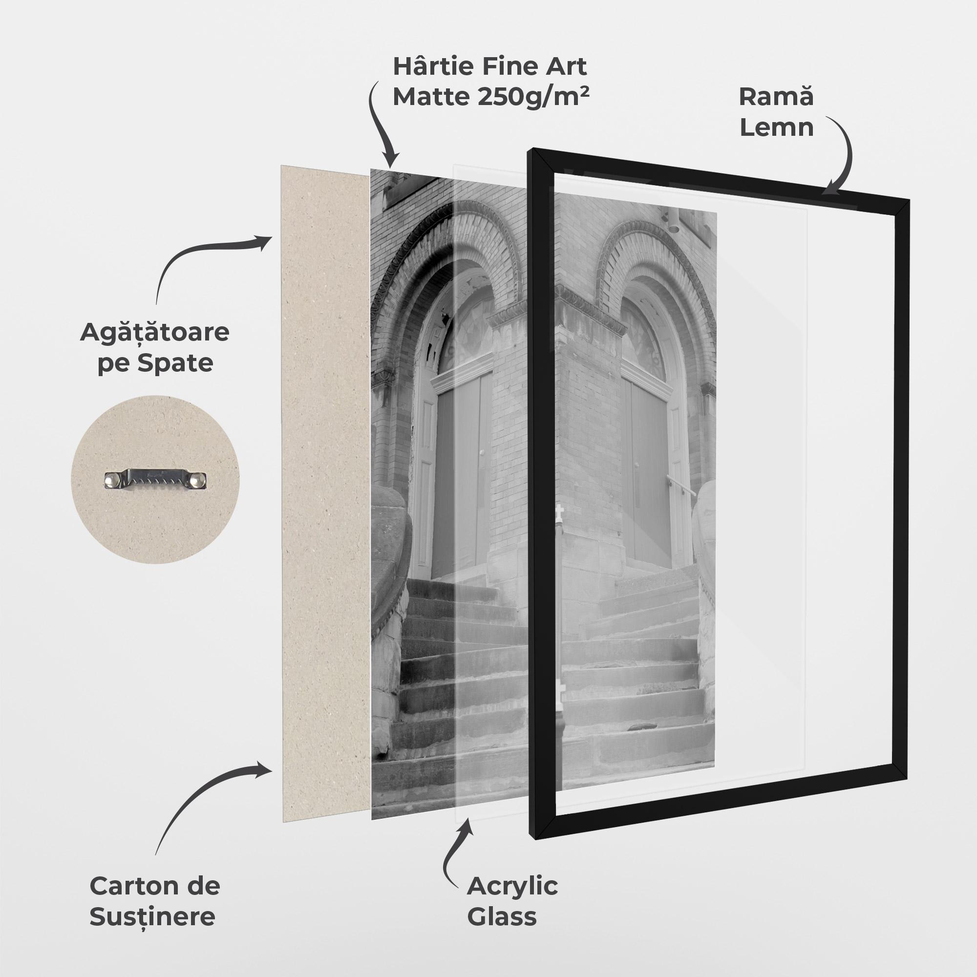 Poster Înrămat Grey Dors mockup 1