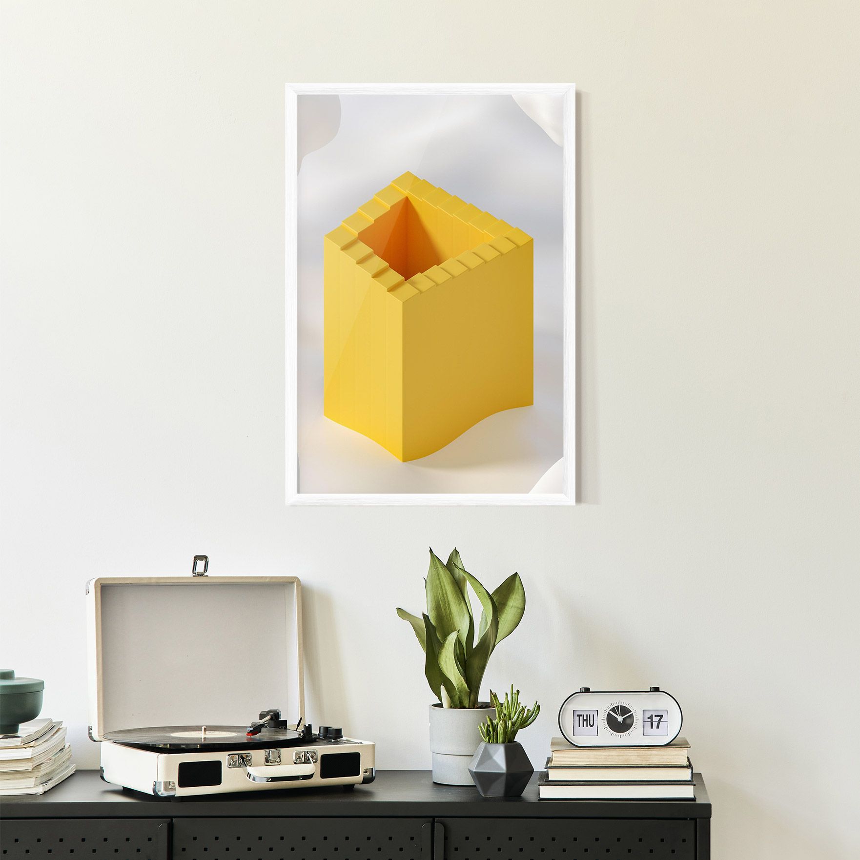 Yellow Shape mockup 2