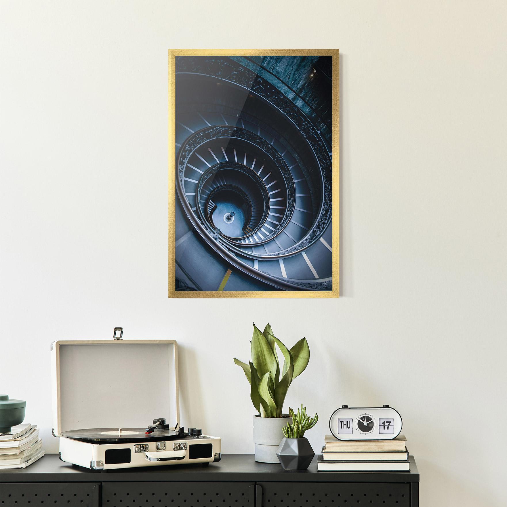 Poster Înrămat Spiral Museum mockup 2