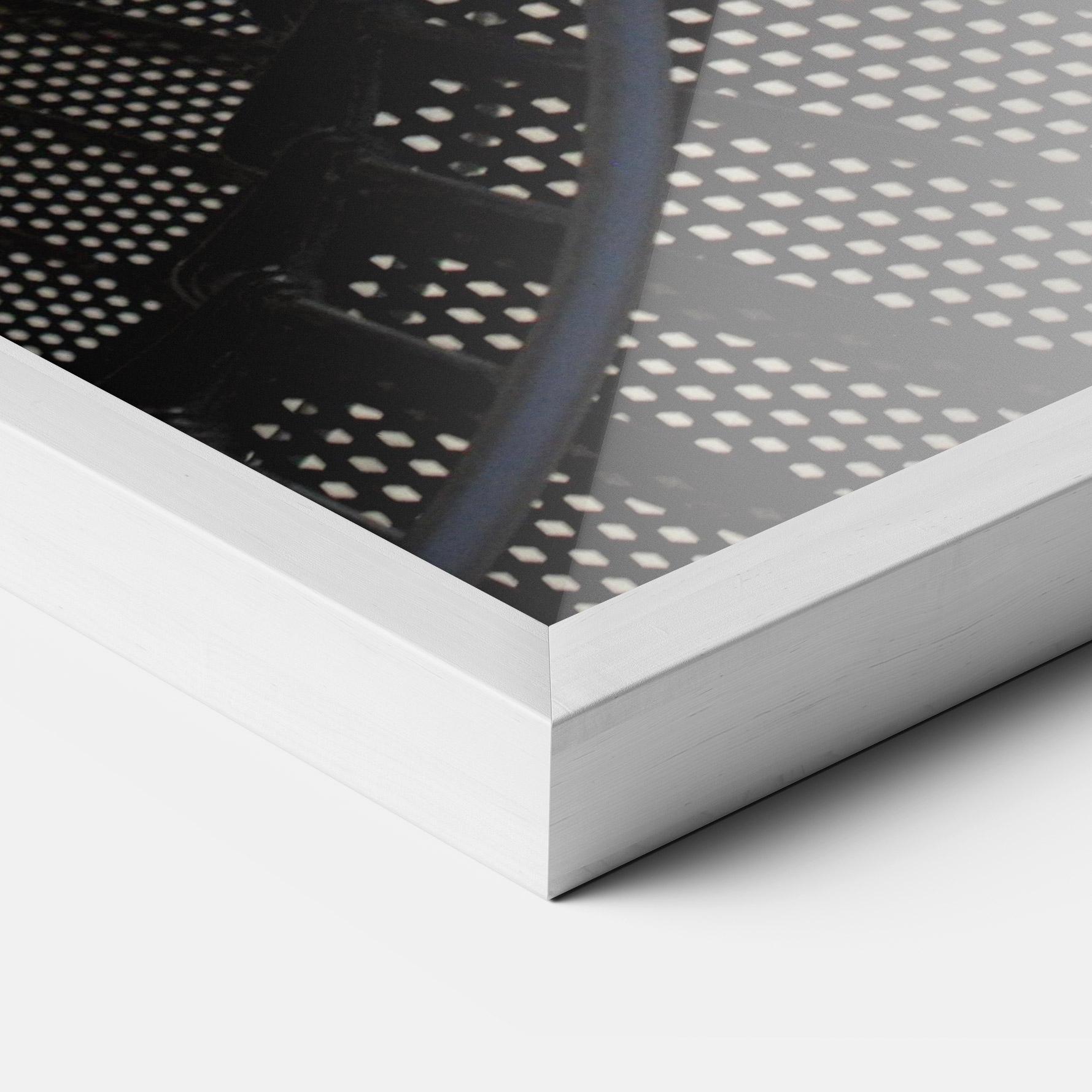 Poster Înrămat Beautiful Black Stairs mockup 3