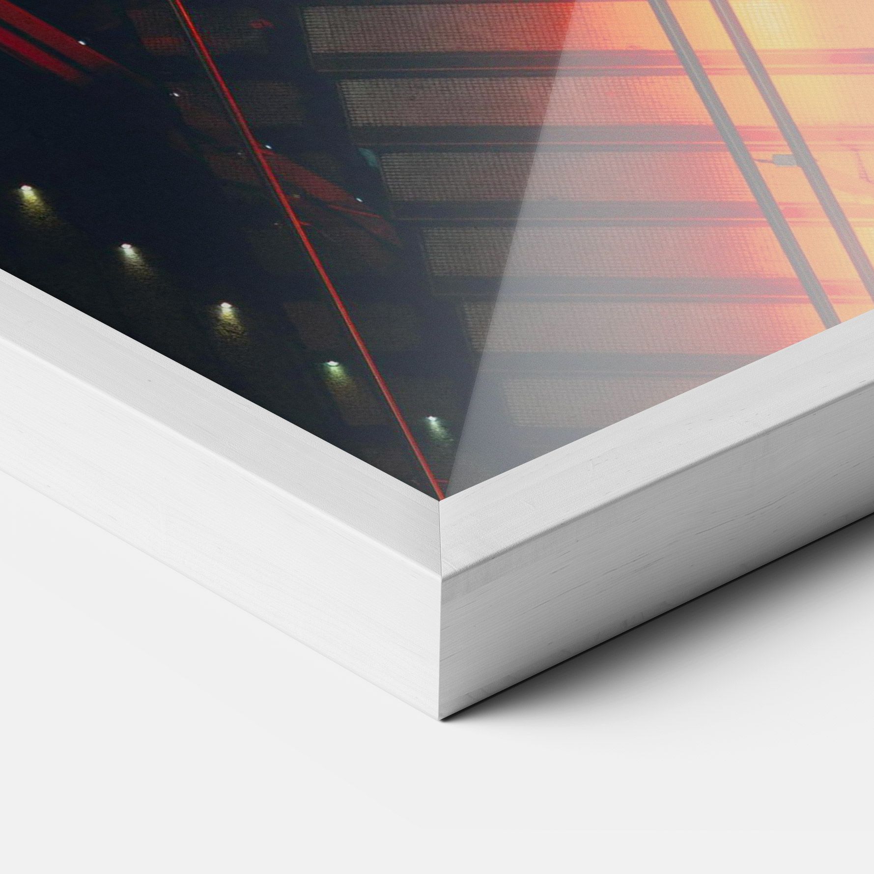 Orange Light Stairs mockup 3