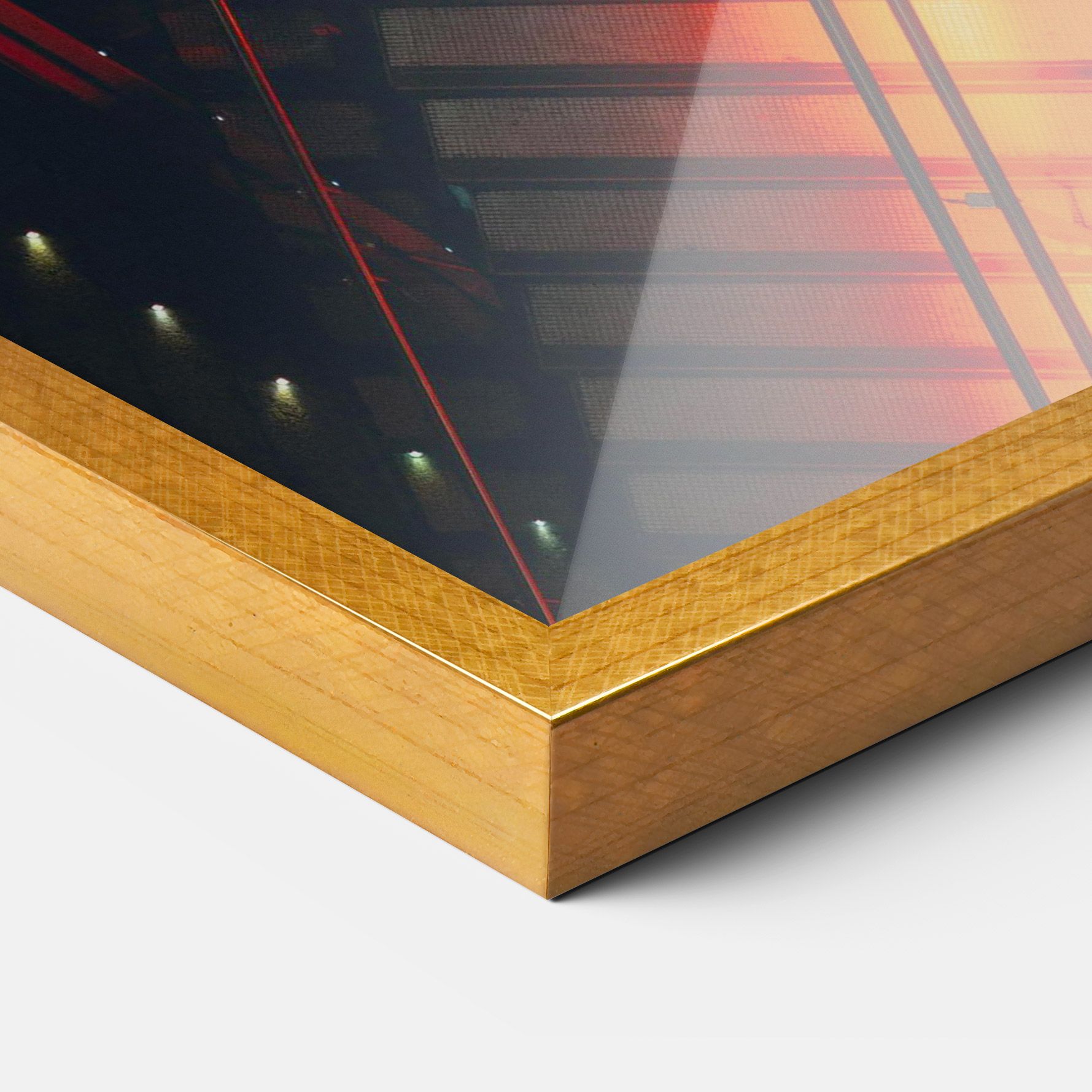 Orange Light Stairs mockup 3