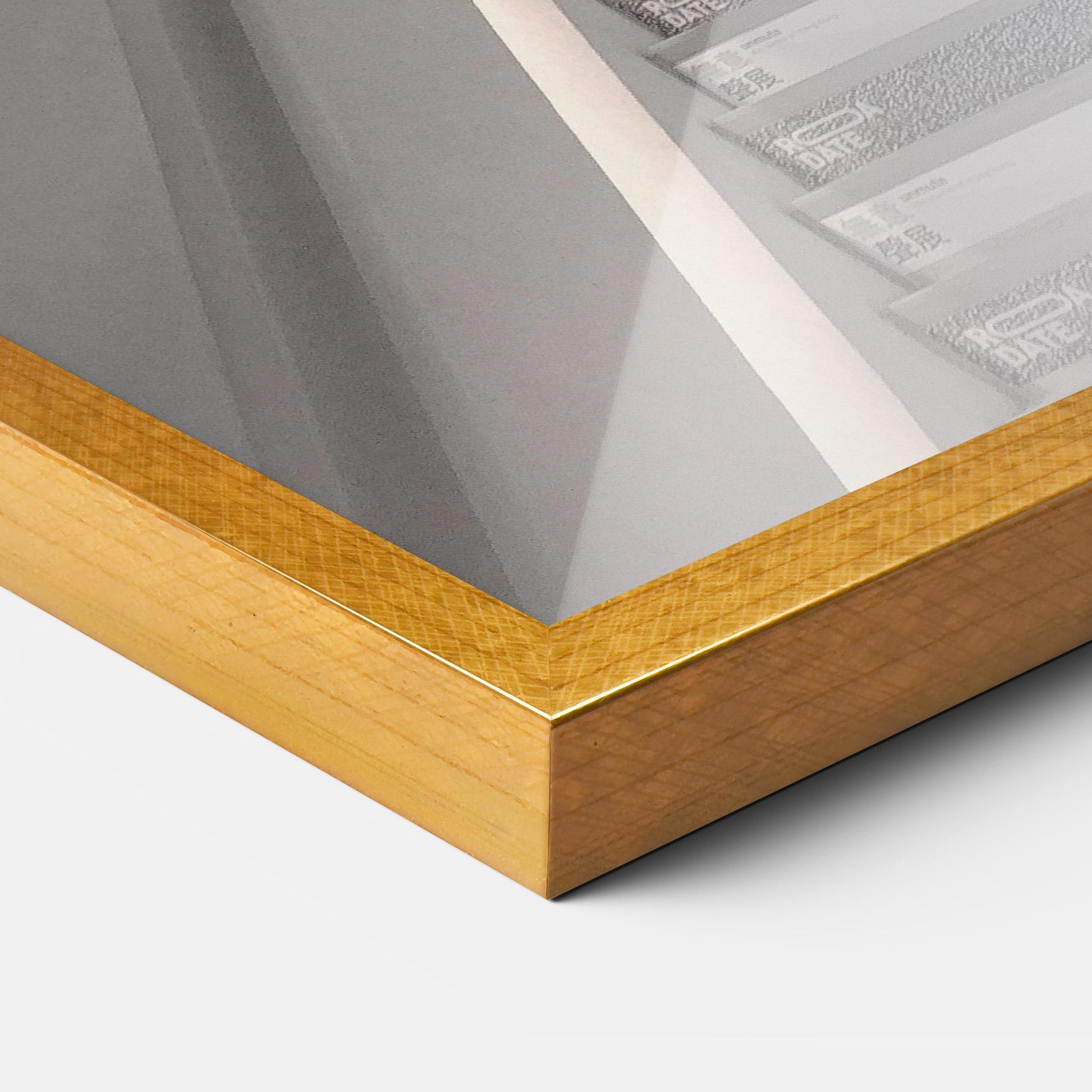 Poster Înrămat White Line Stairs mockup 3