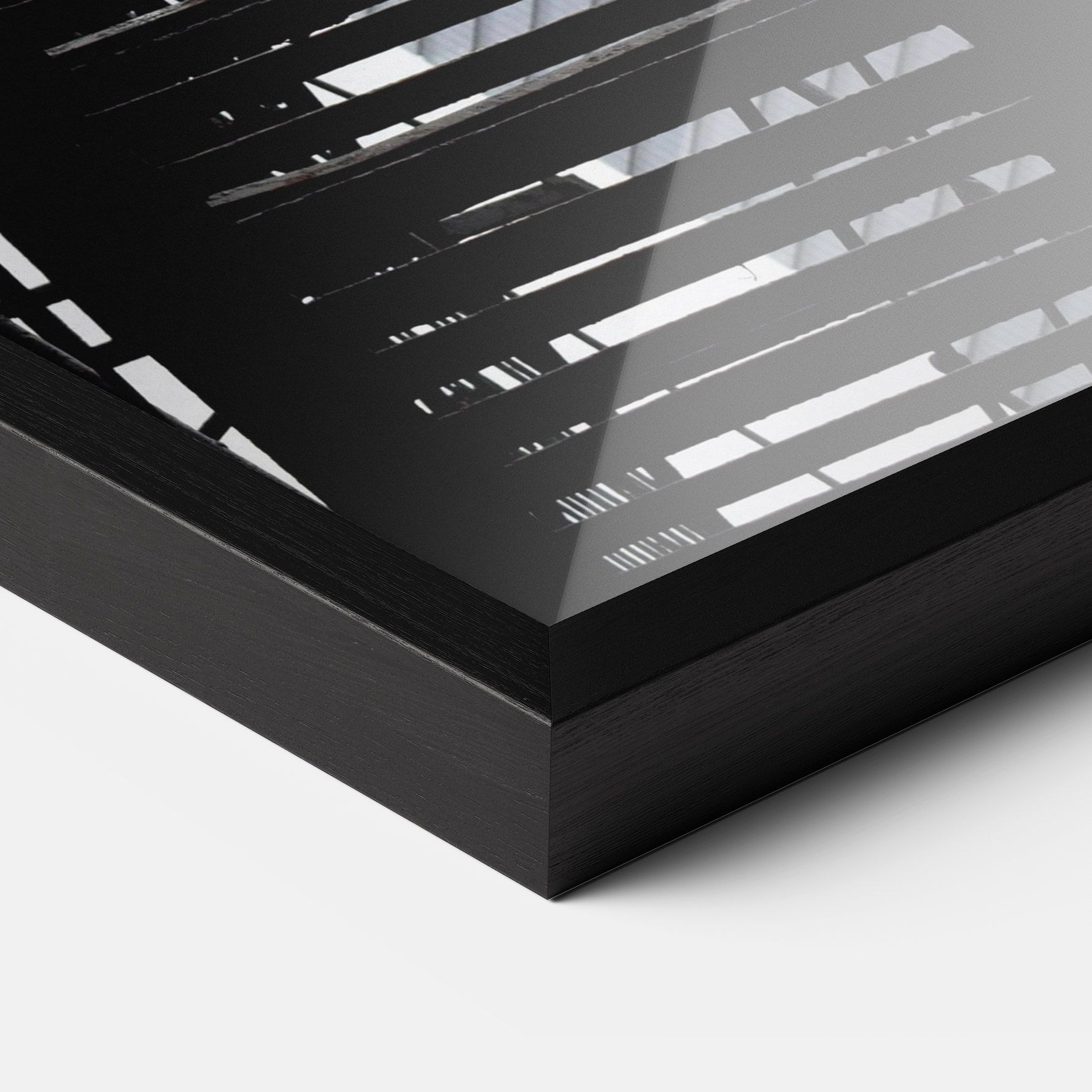 Black Stairs Floating mockup 3