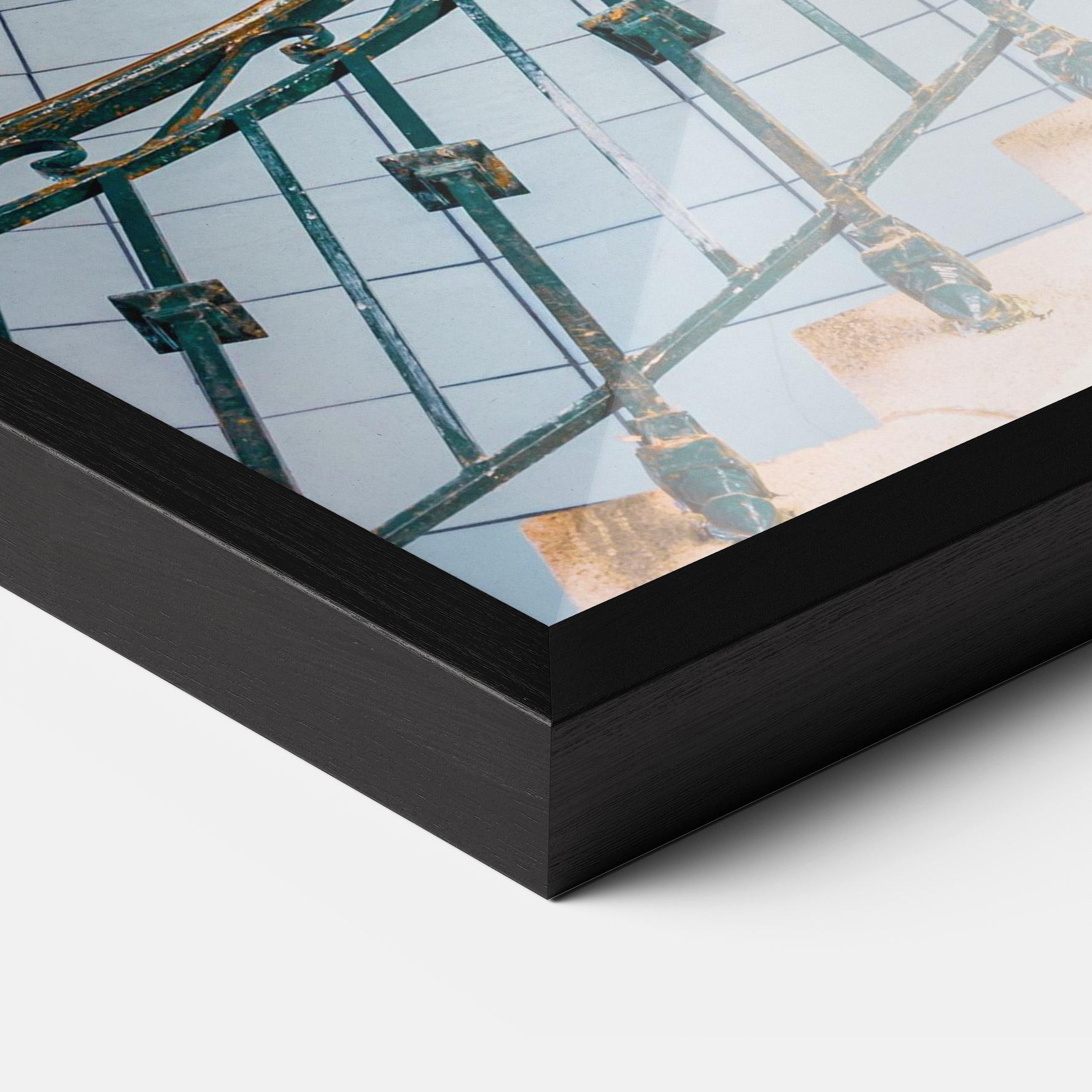 Poster Înrămat Blue Opaline Stairs mockup 3