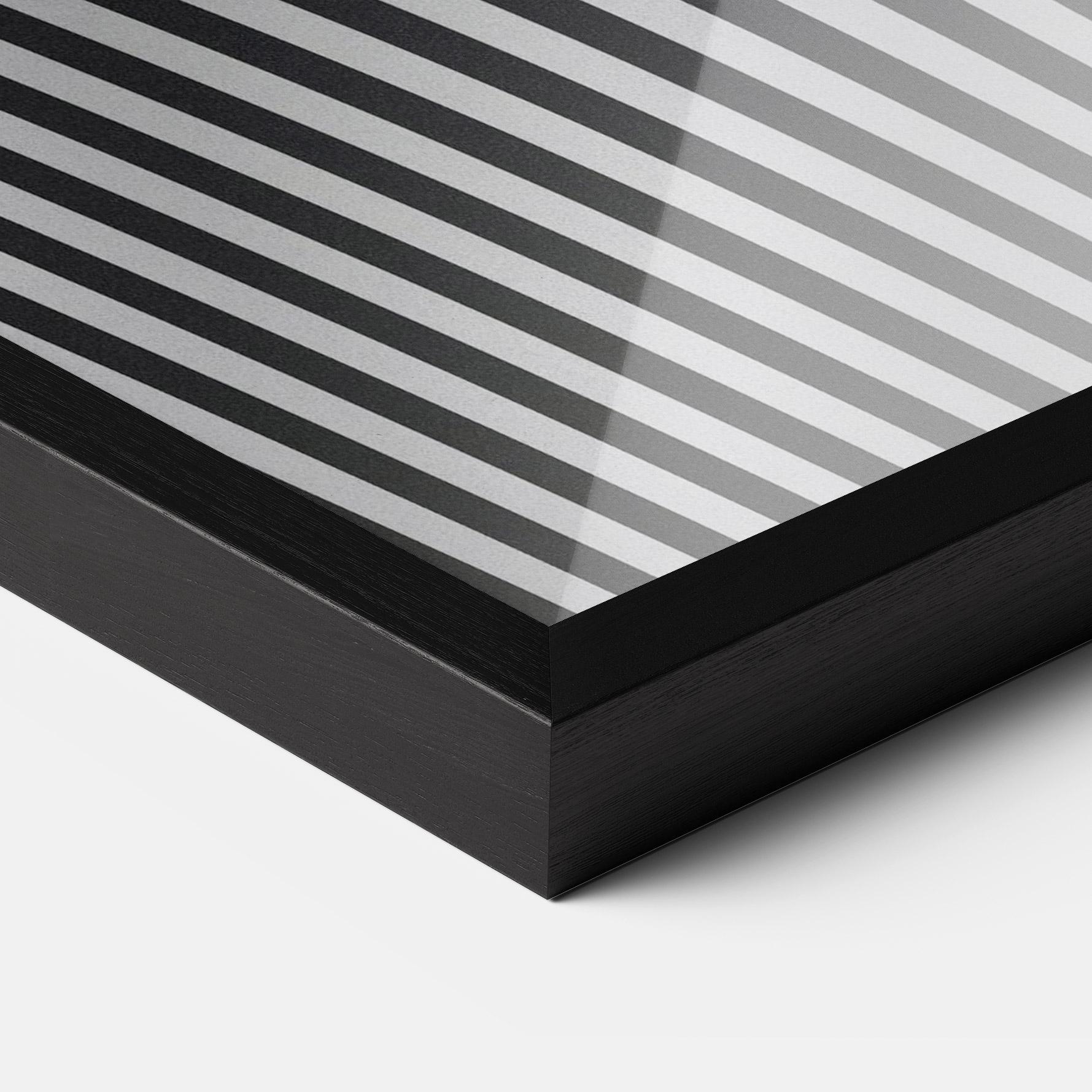 Poster Înrămat White Ball Lines mockup 3