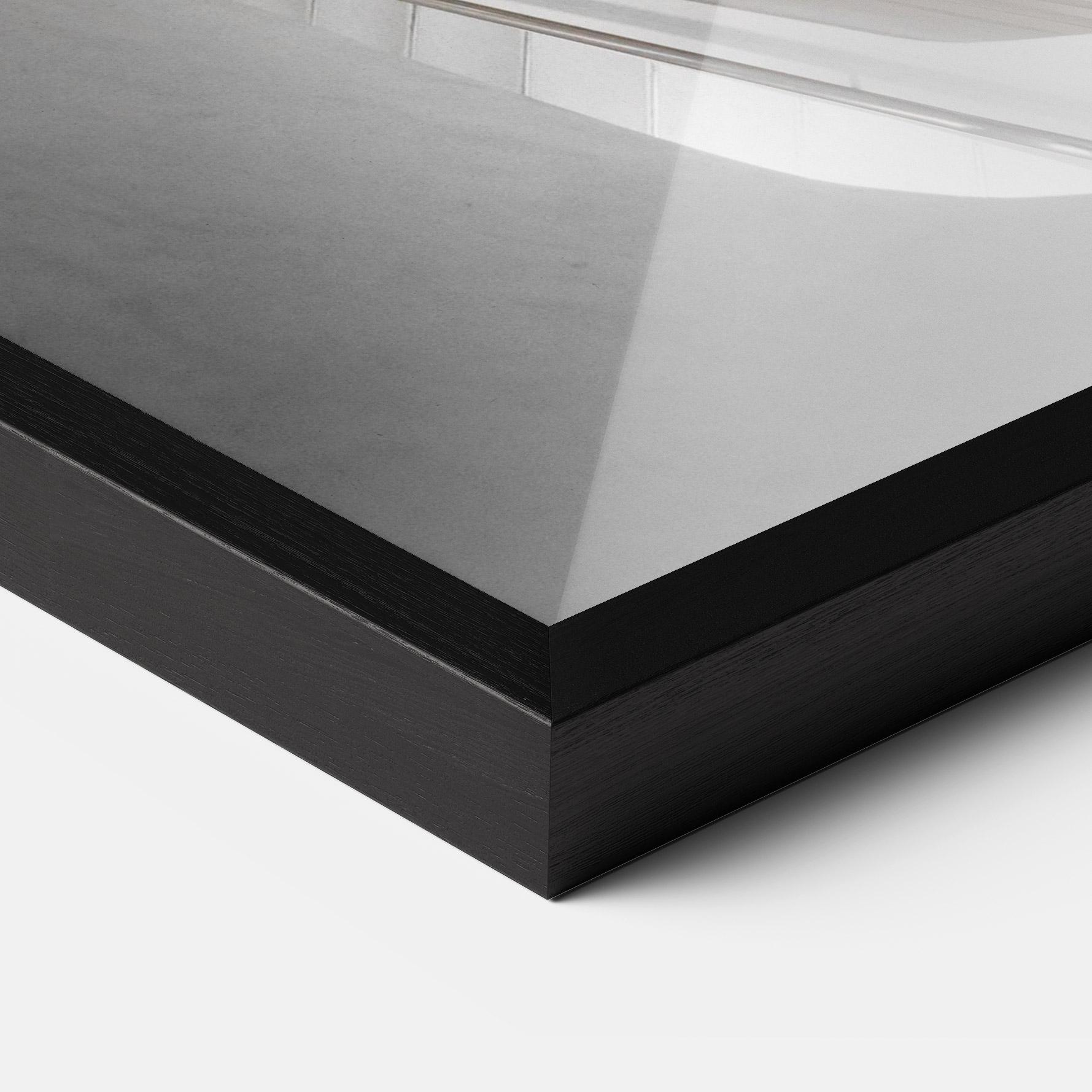 Poster Înrămat White Stairs Spiral mockup 3