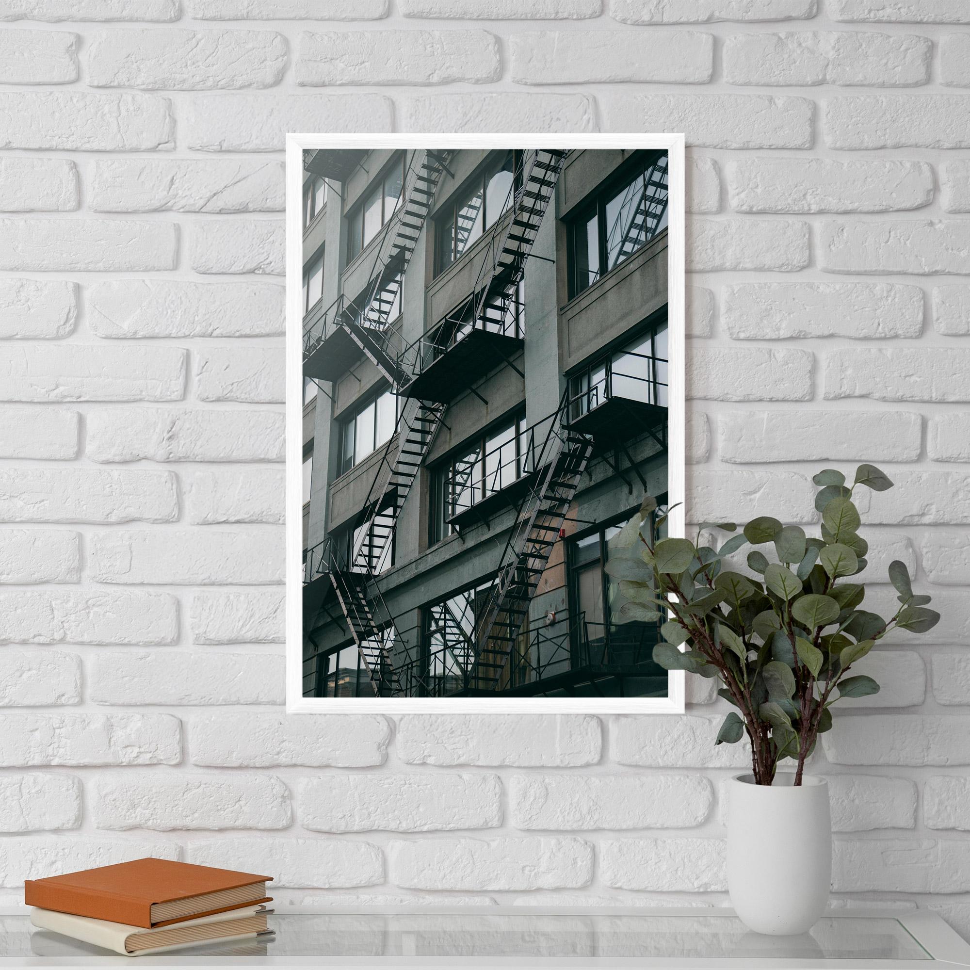 Poster Înrămat Building Stairs mockup 5