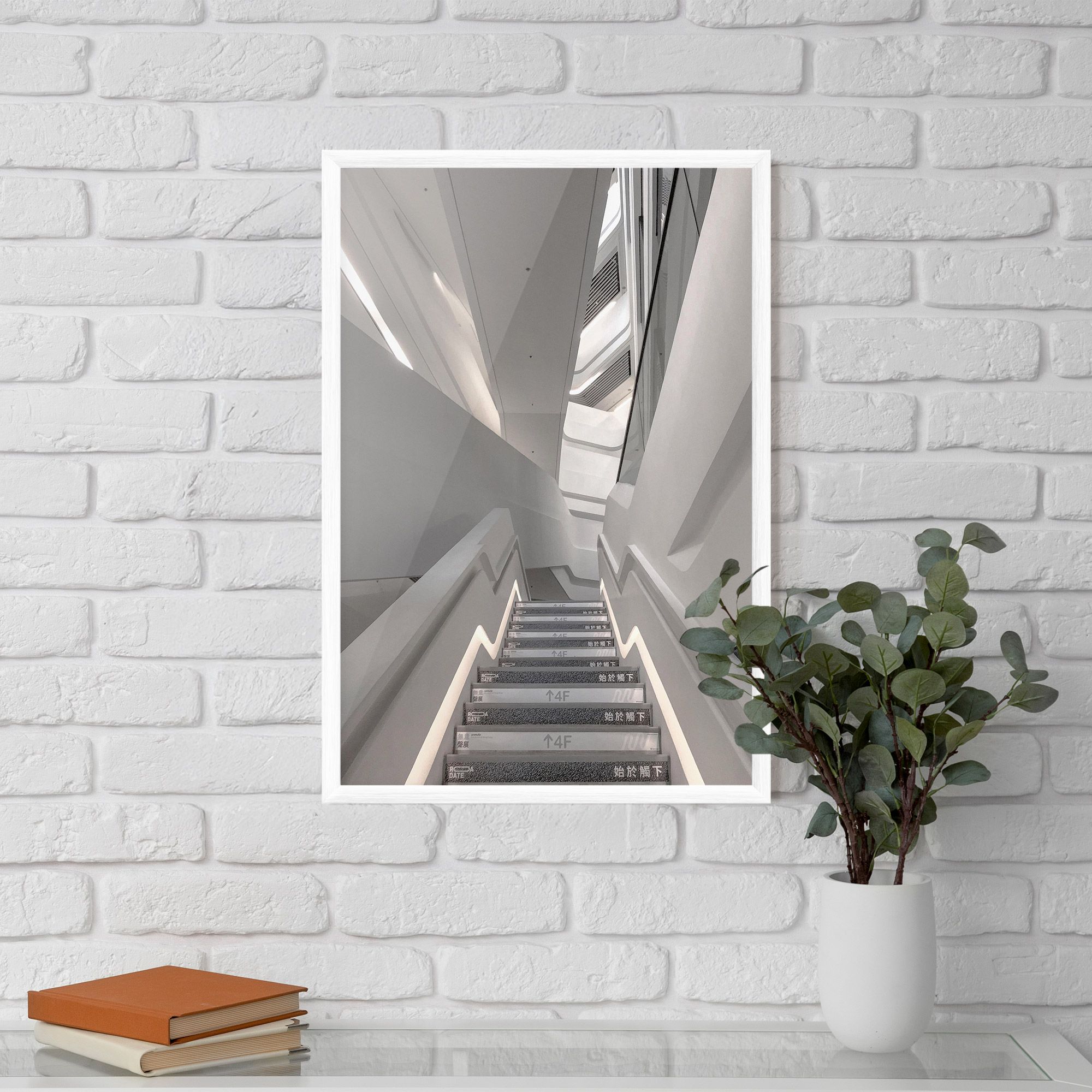 White Line Stairs mockup 5