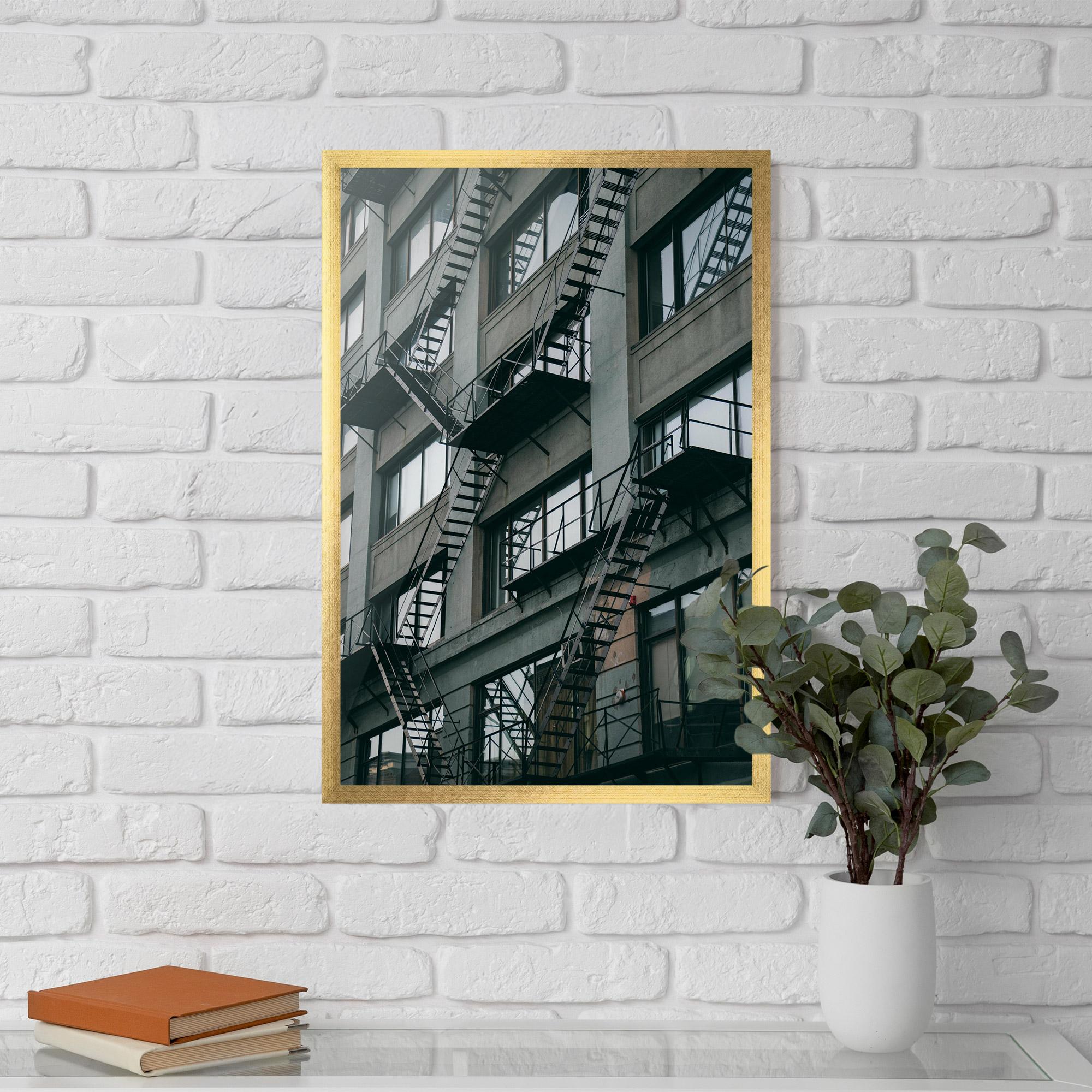 Poster Înrămat Building Stairs mockup 5