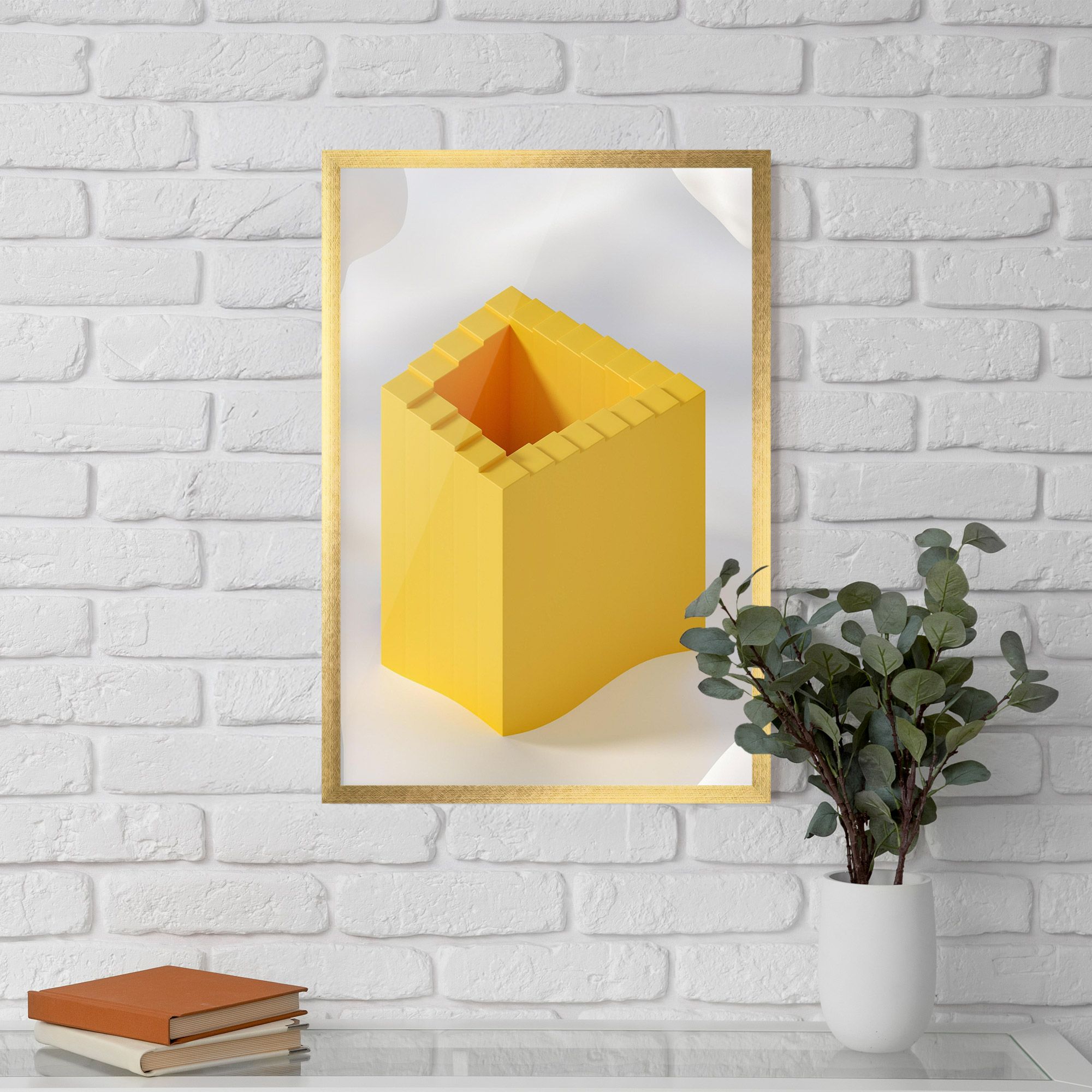 Yellow Shape mockup 5