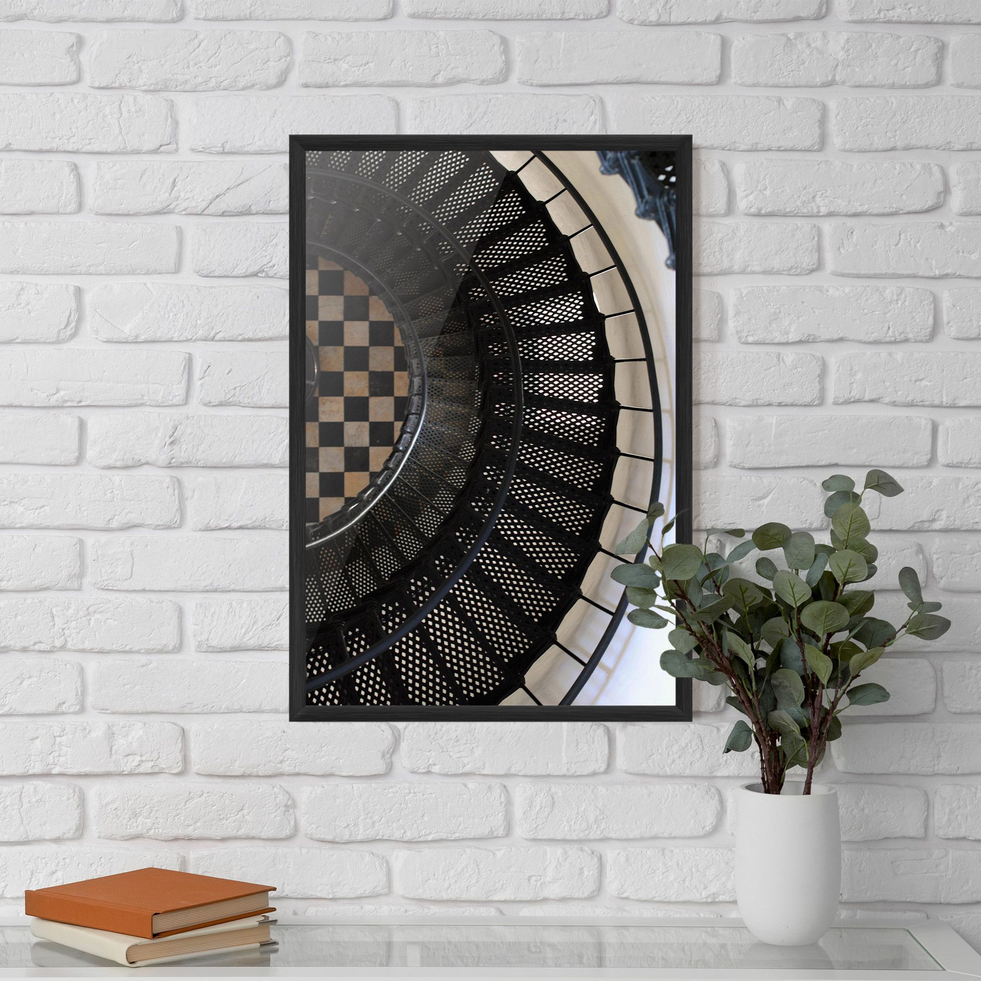 Beautiful Black Stairs mockup 5