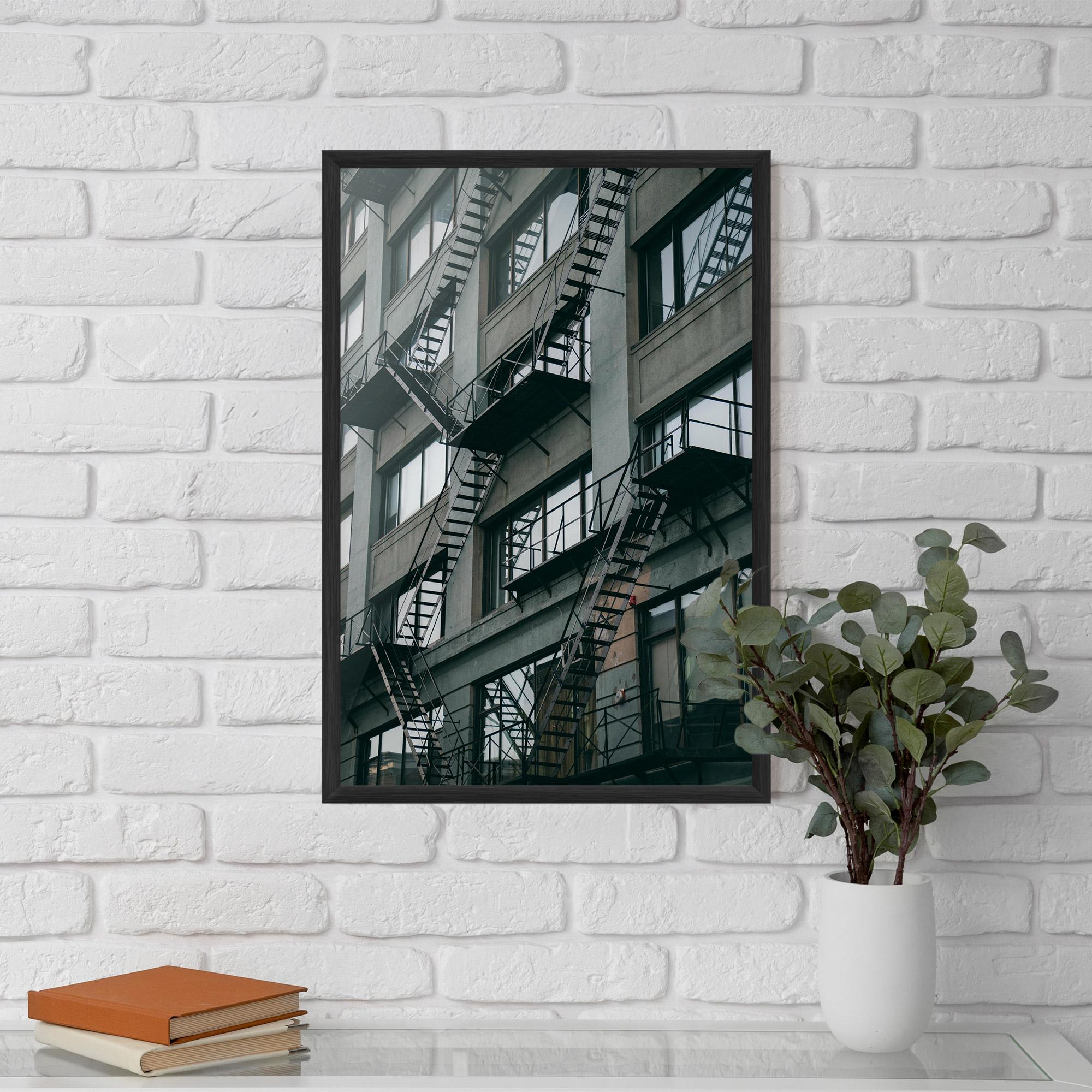 Poster Înrămat Building Stairs mockup 5