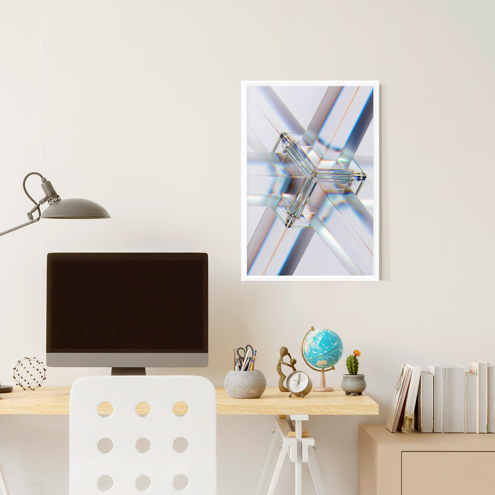 Poster Înrămat Glass Shape mockup 6