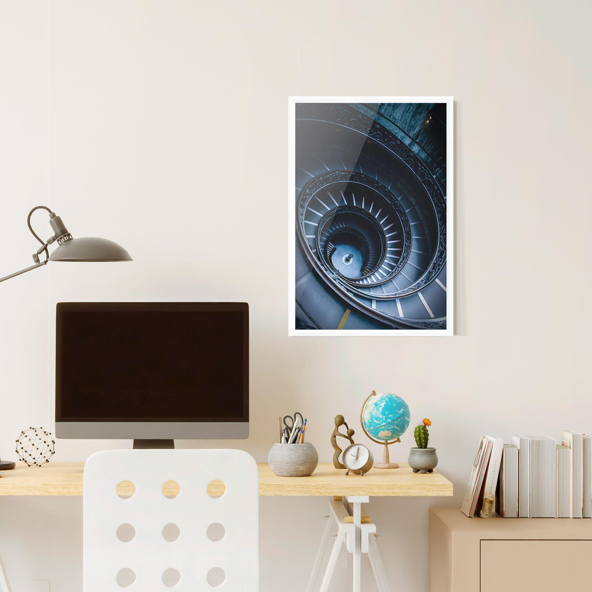 Poster Înrămat Spiral Museum mockup 6