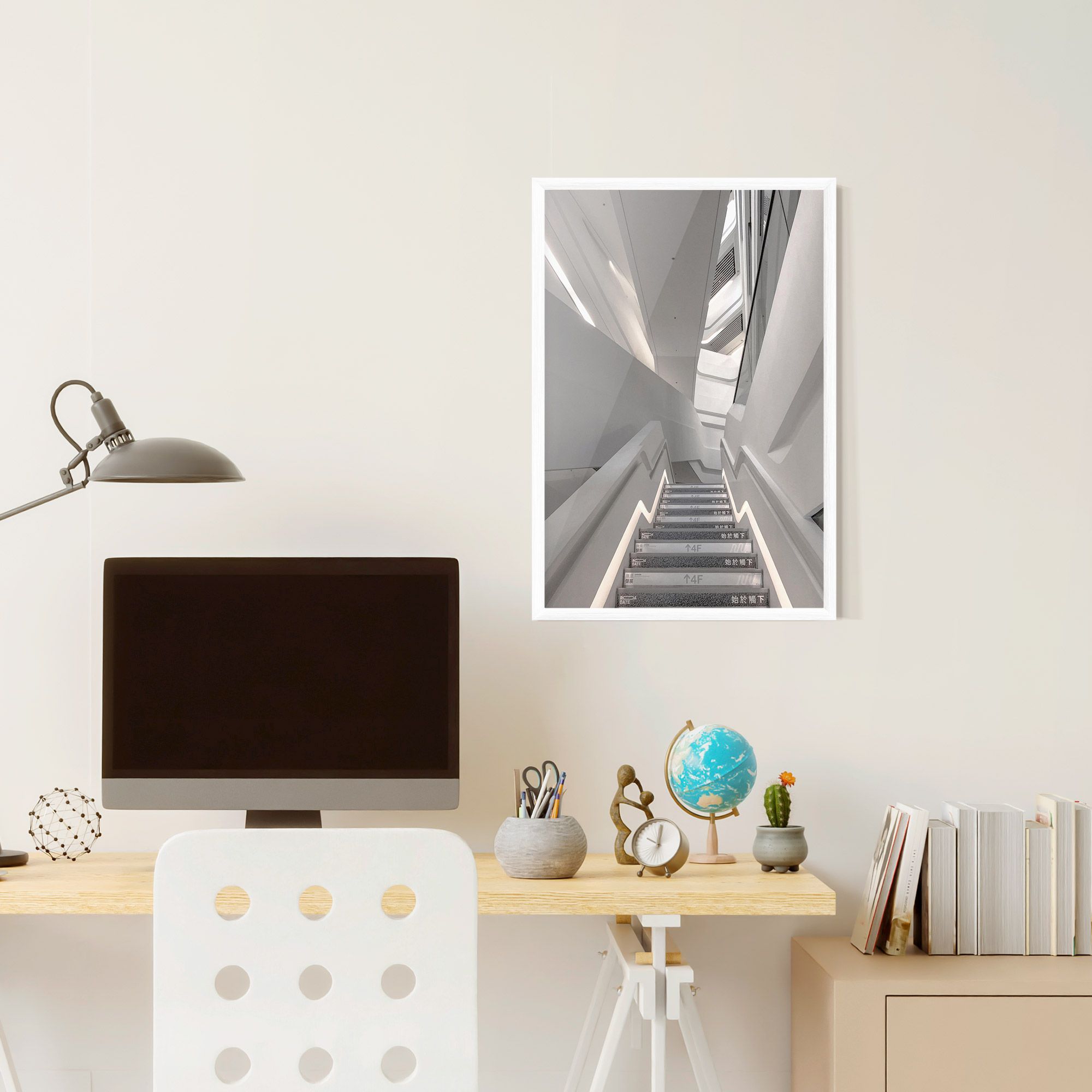 White Line Stairs mockup 6
