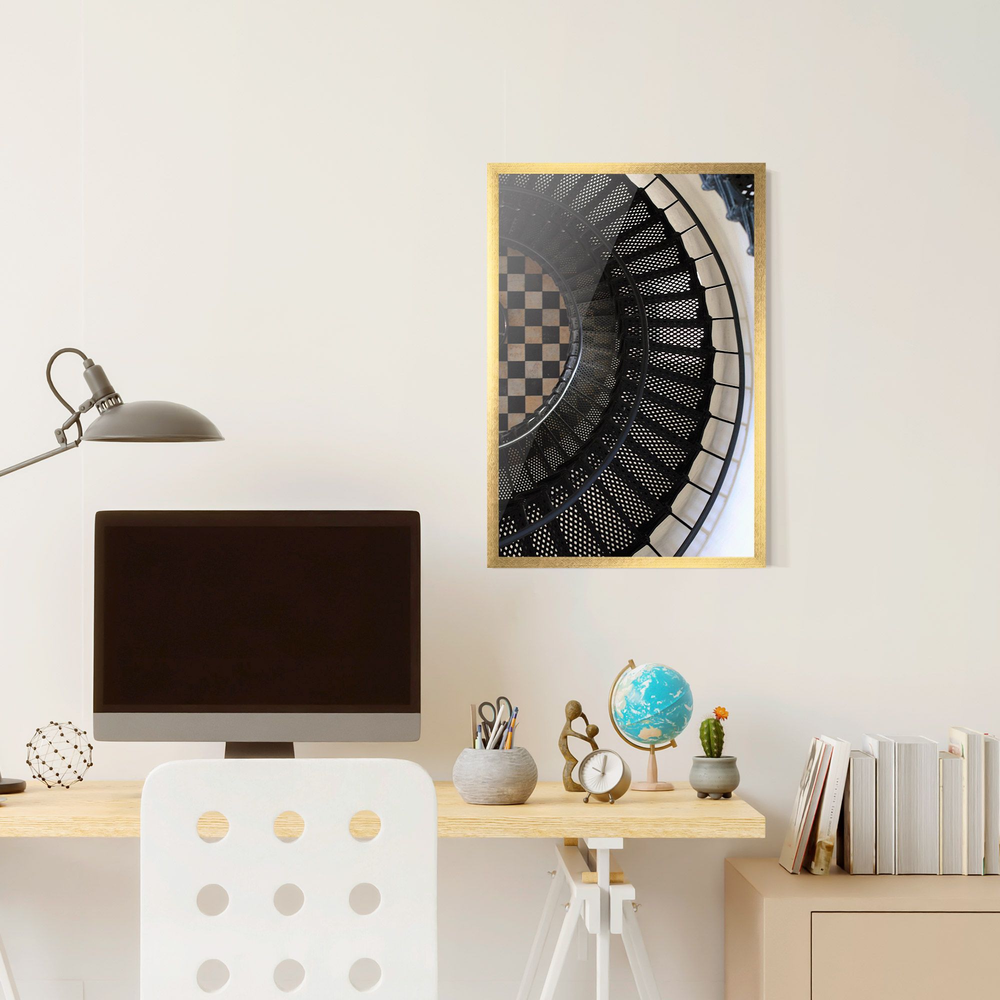 Beautiful Black Stairs mockup 6