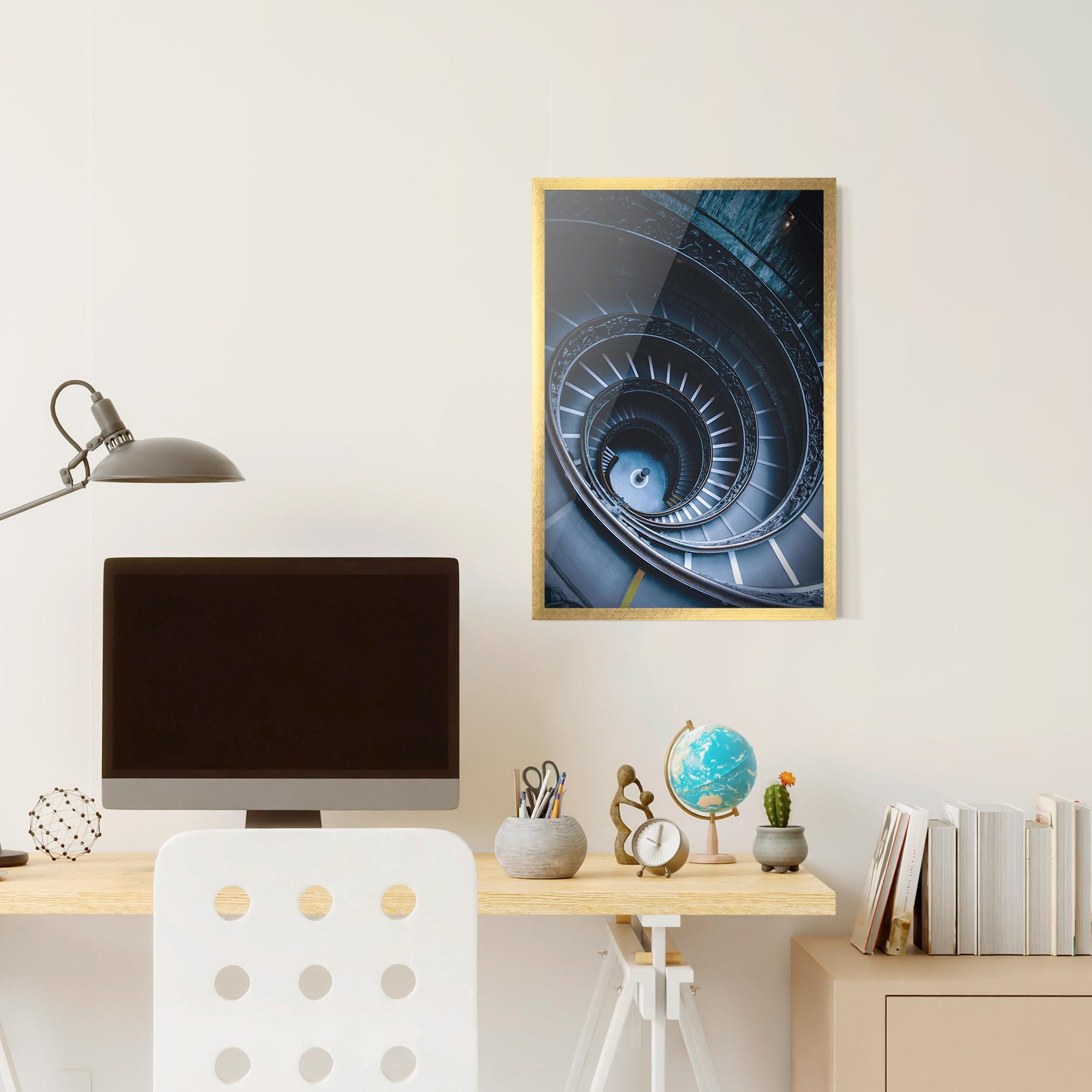 Poster Înrămat Spiral Museum mockup 6