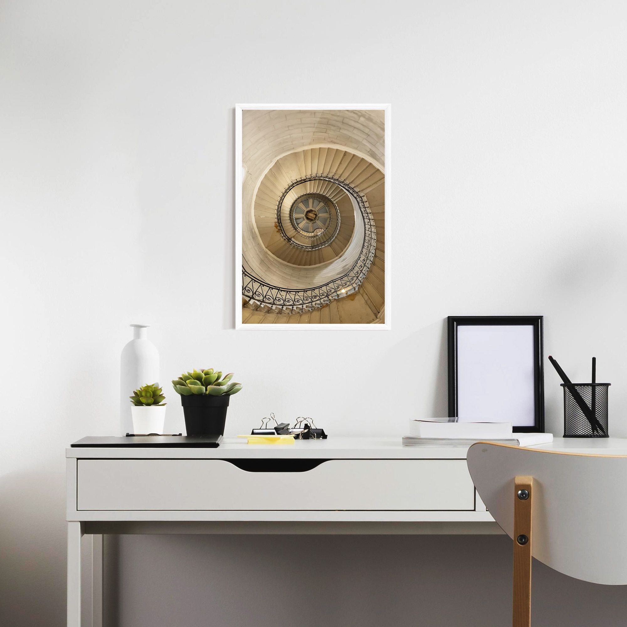 Cream Down Stairs mockup 7