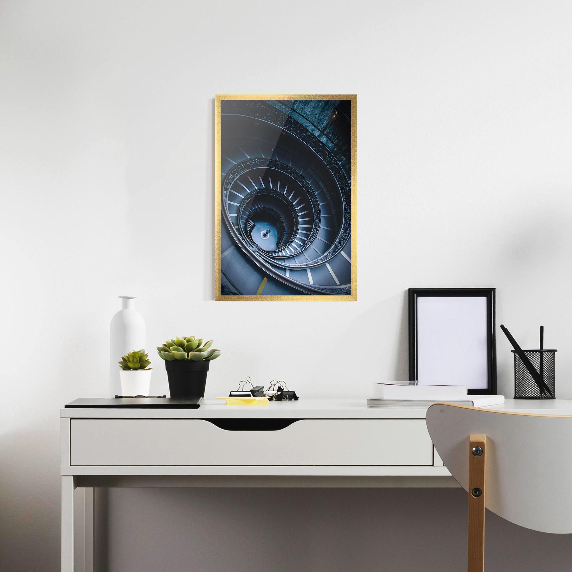 Poster Înrămat Spiral Museum mockup 7
