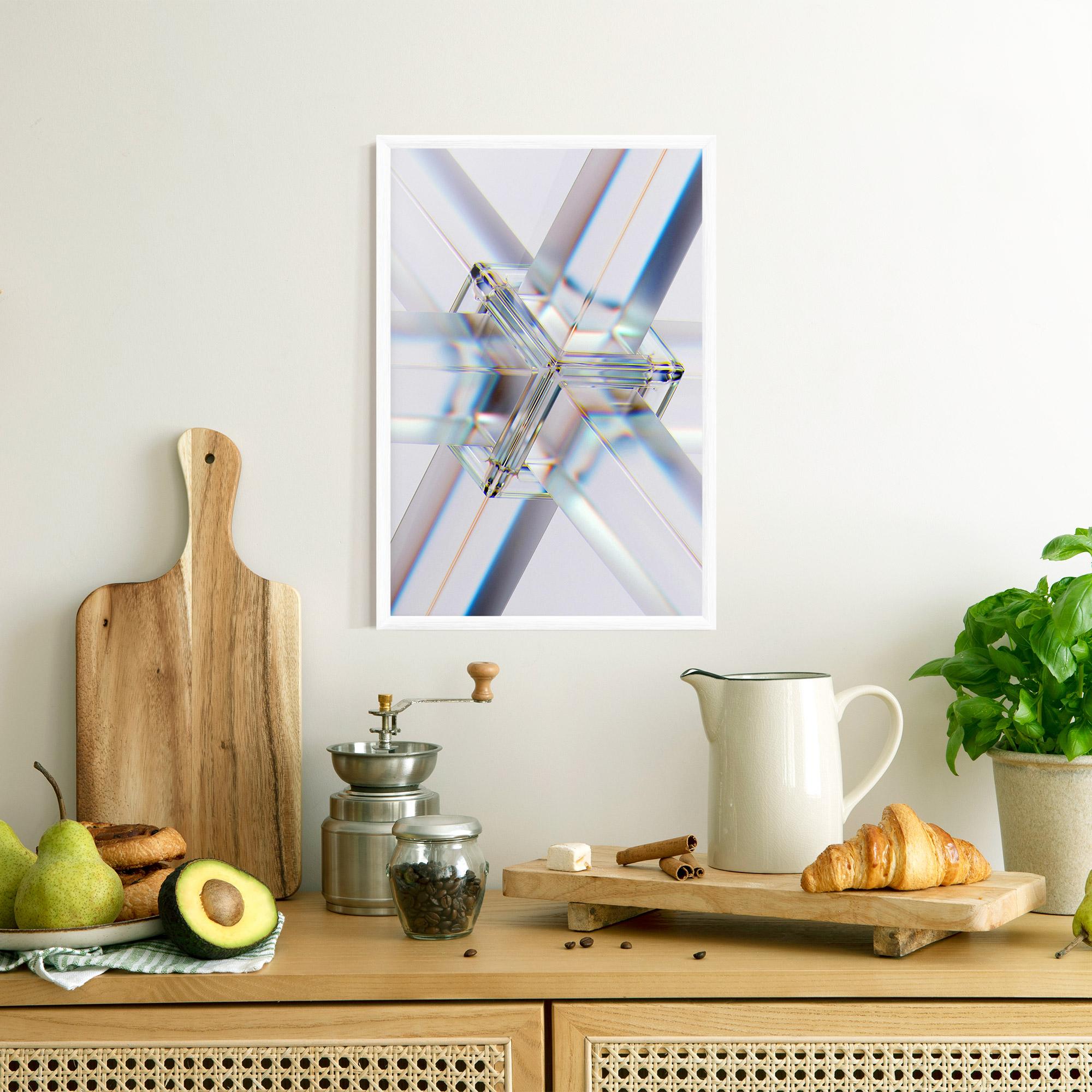 Poster Înrămat Glass Shape mockup 8