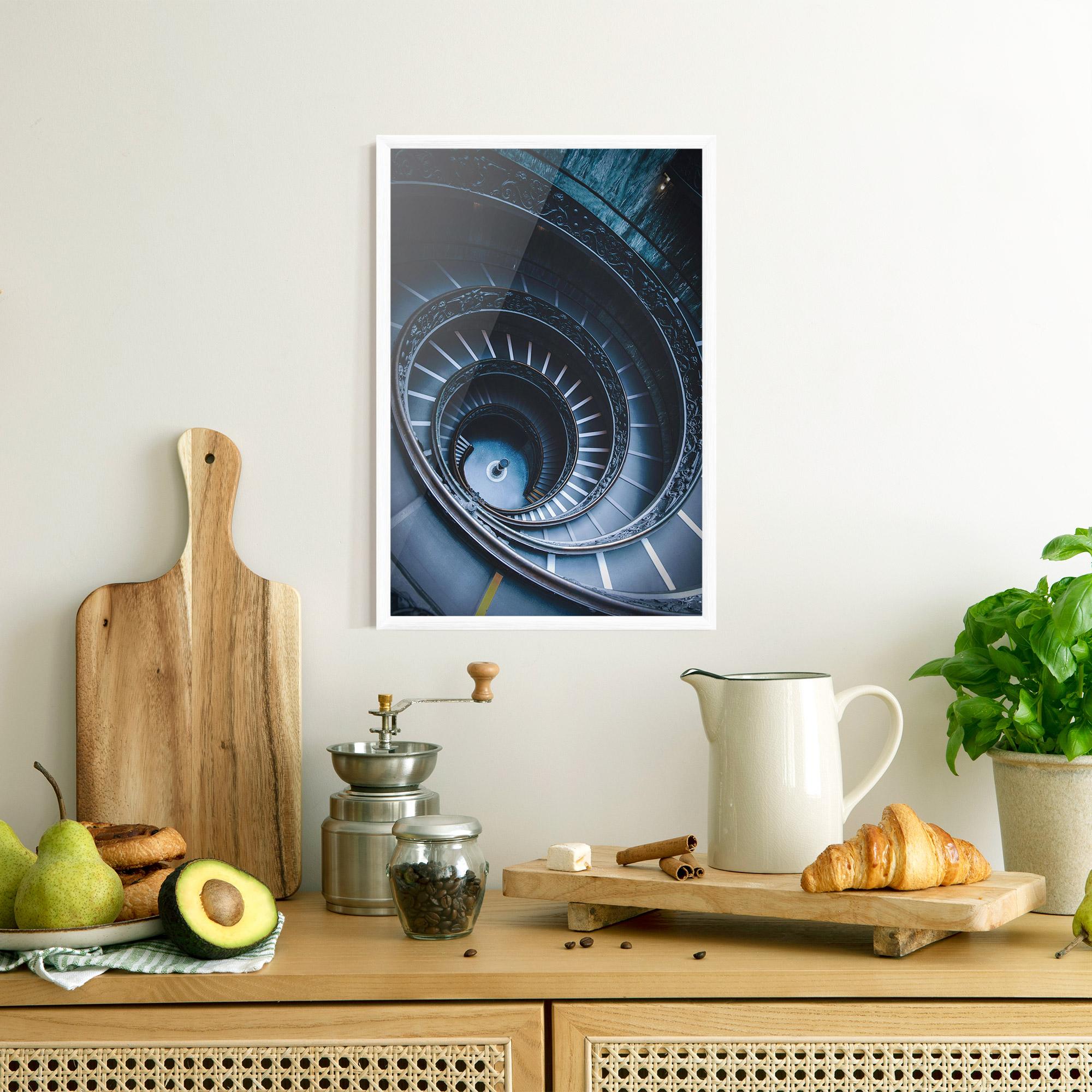 Poster Înrămat Spiral Museum mockup 8