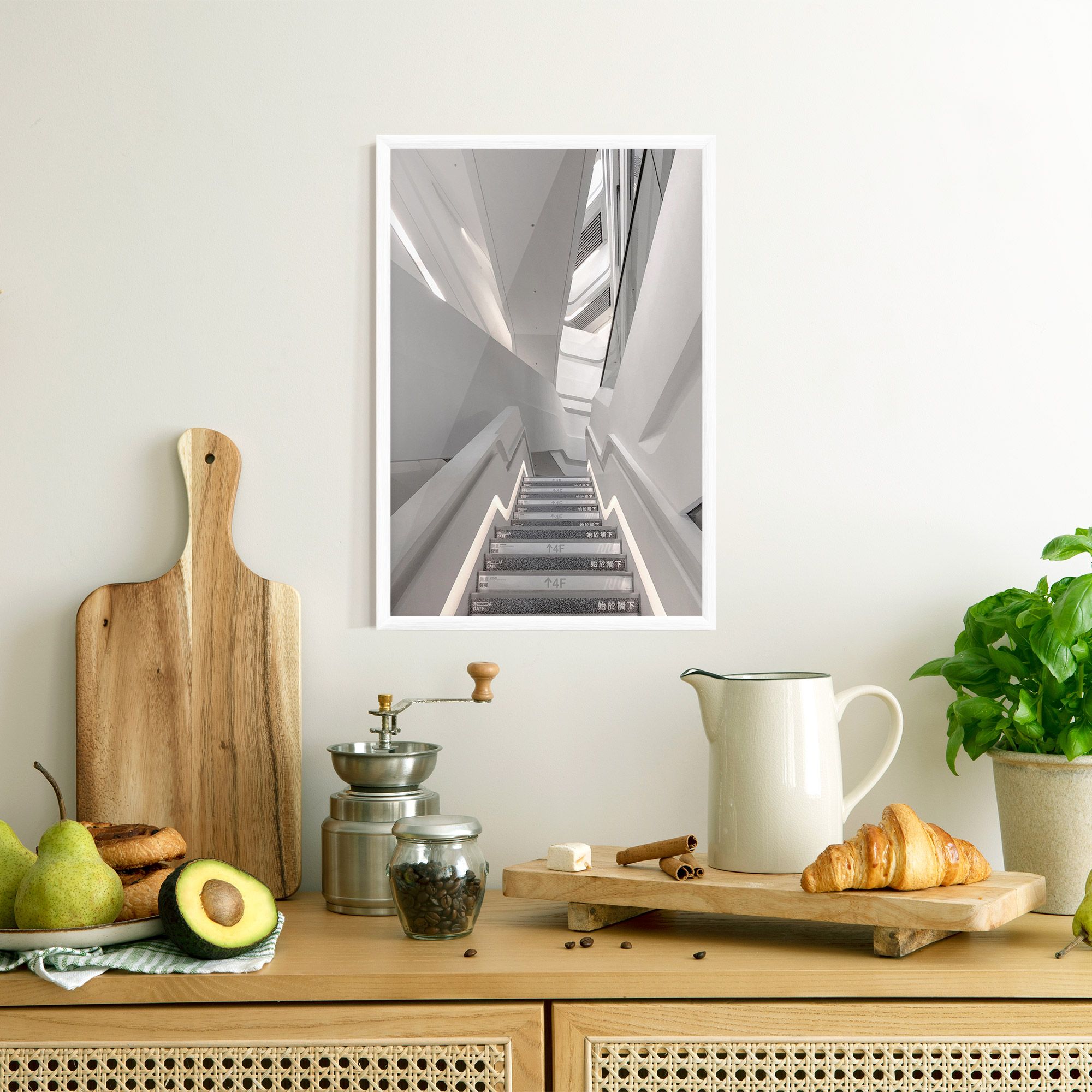 White Line Stairs mockup 8