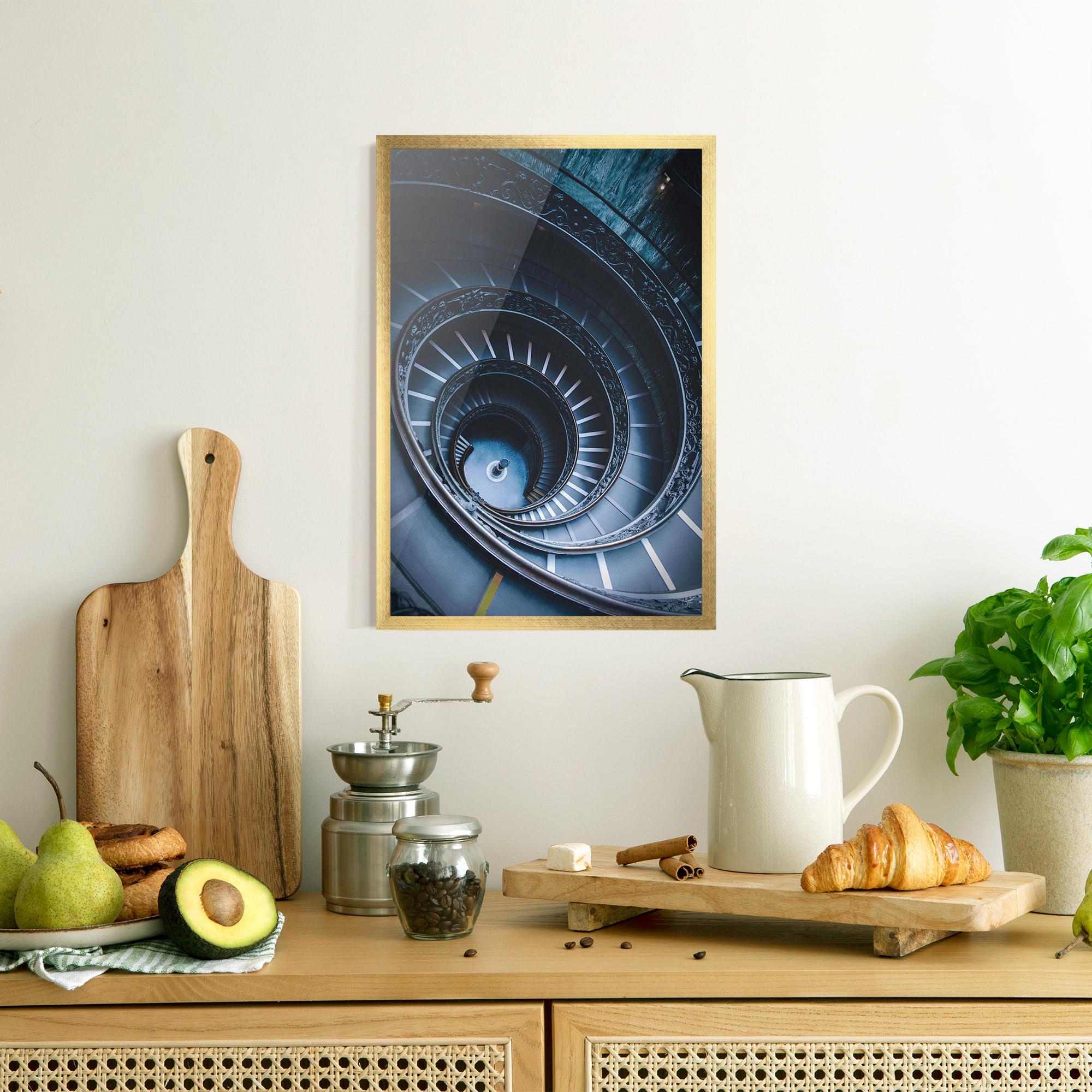 Poster Înrămat Spiral Museum mockup 8