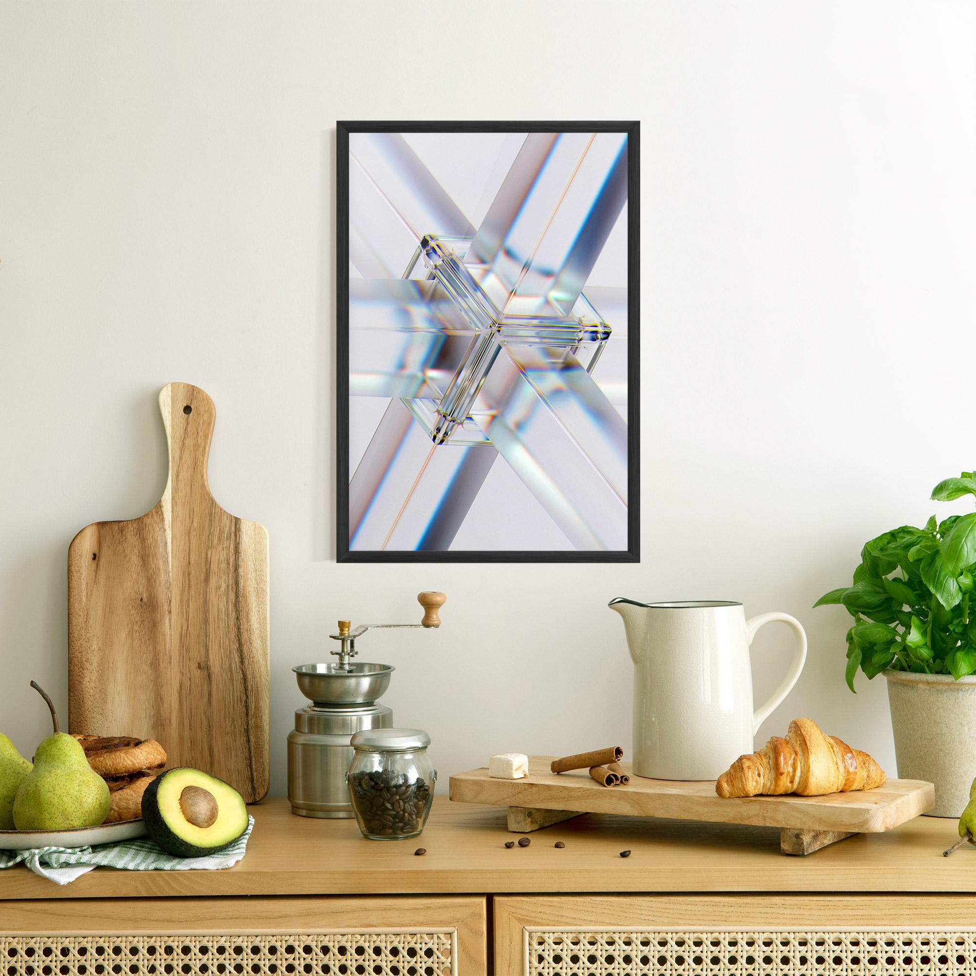 Poster Înrămat Glass Shape mockup 8