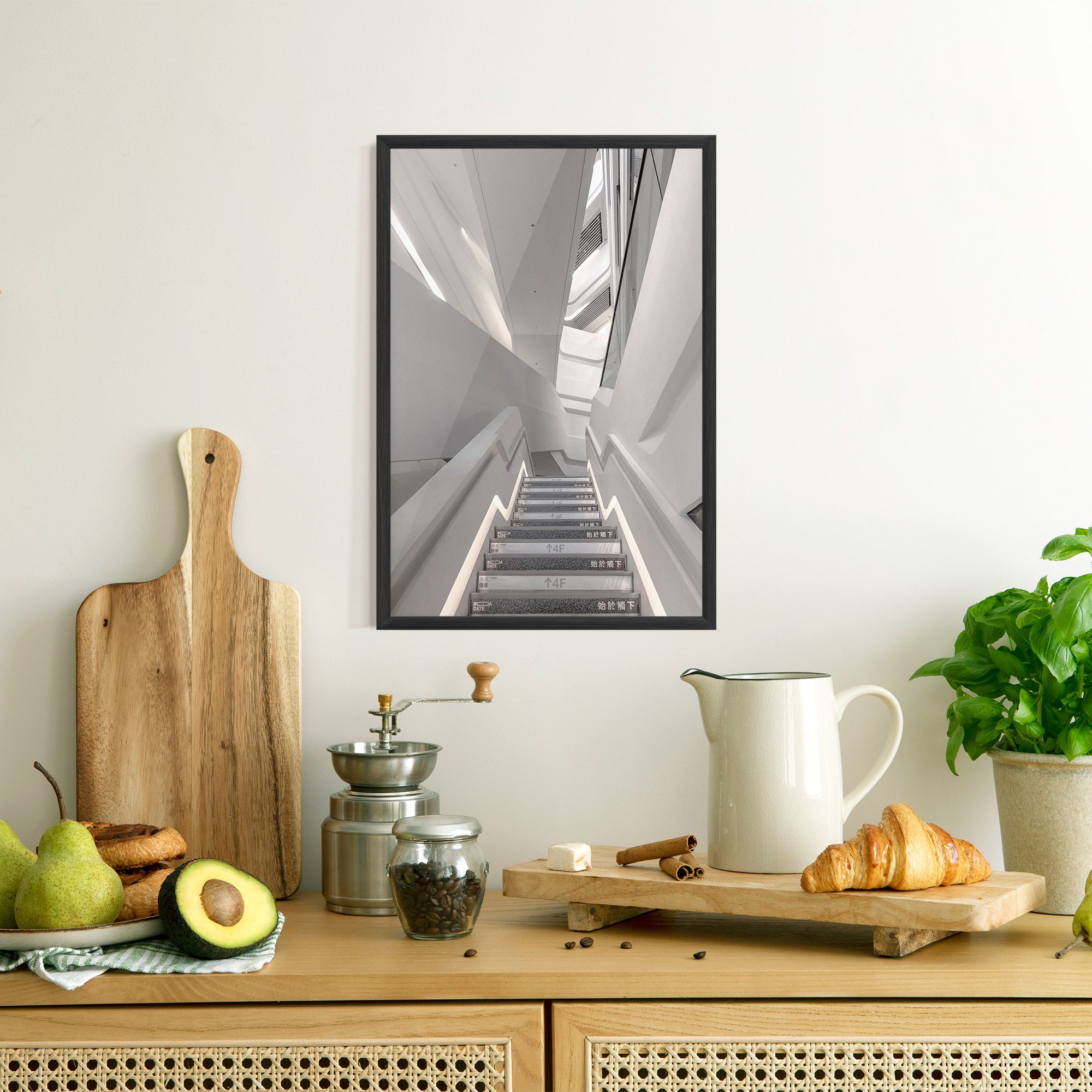 White Line Stairs mockup 8