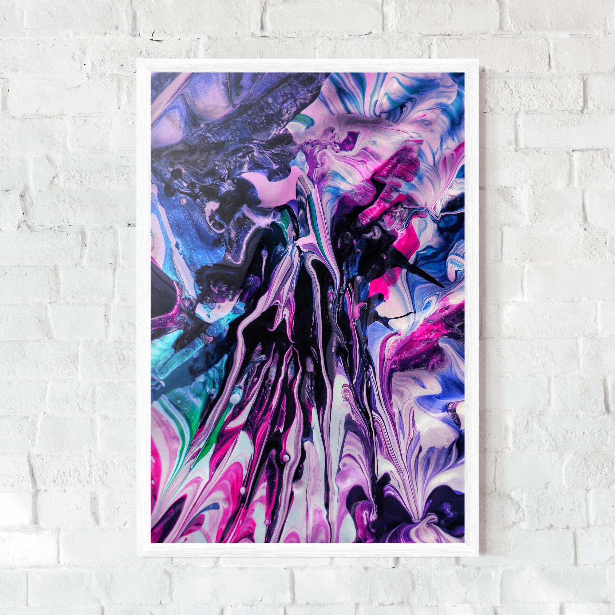 Poster Înrămat Abstract Rose Colours mockup 0