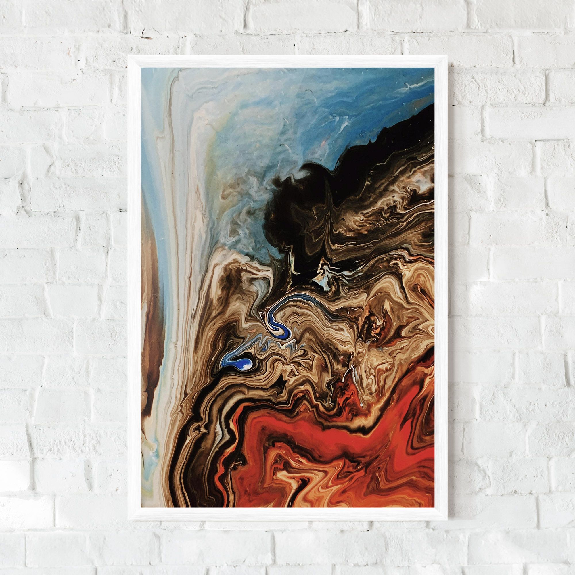 Abstract Waterfall mockup 0