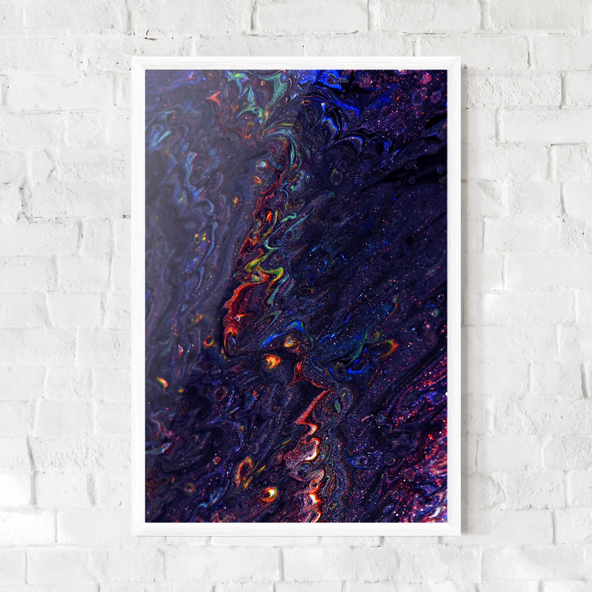 Poster Înrămat Dark Purple Texture mockup 0