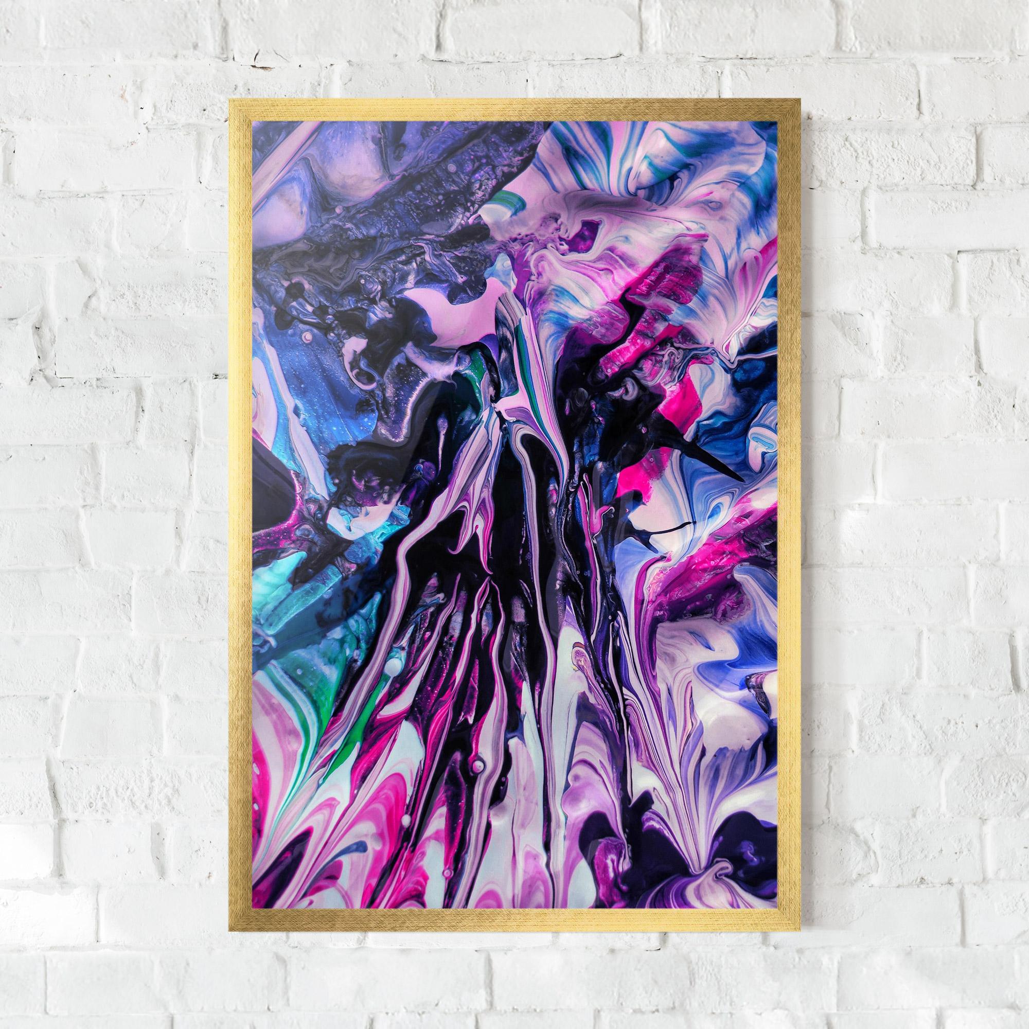 Poster Înrămat Abstract Rose Colours mockup 0