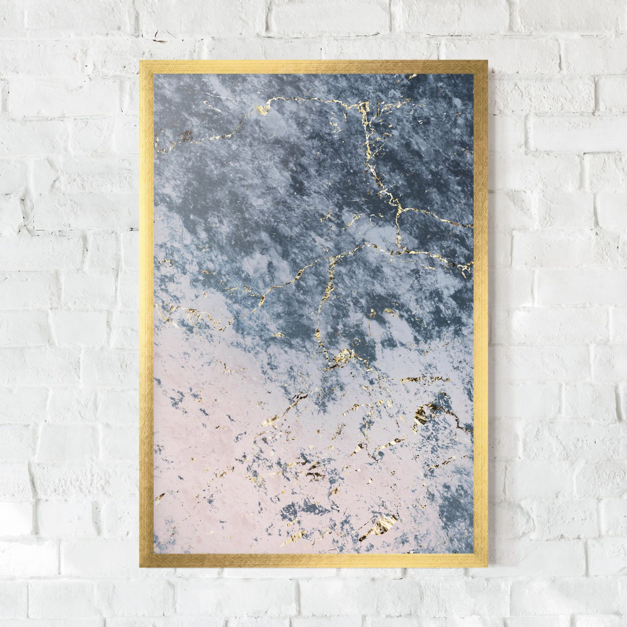 Blue Golden Lines mockup 0