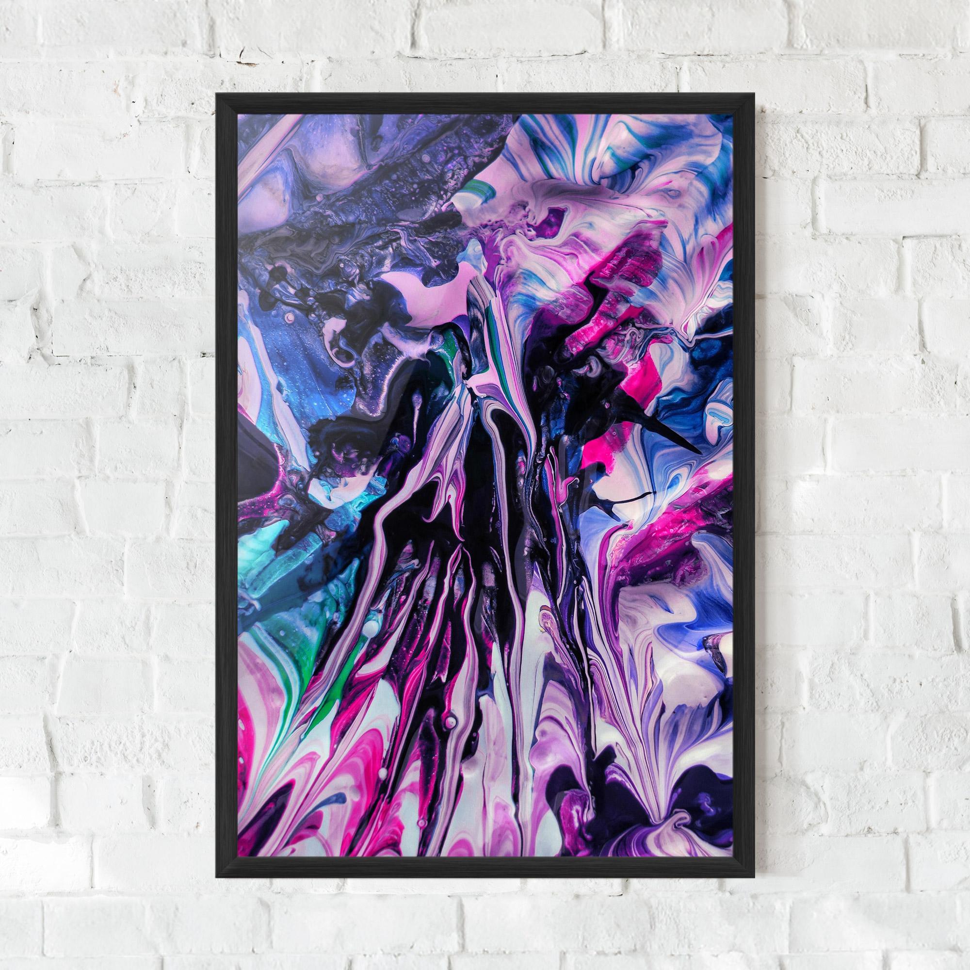 Poster Înrămat Abstract Rose Colours mockup 0