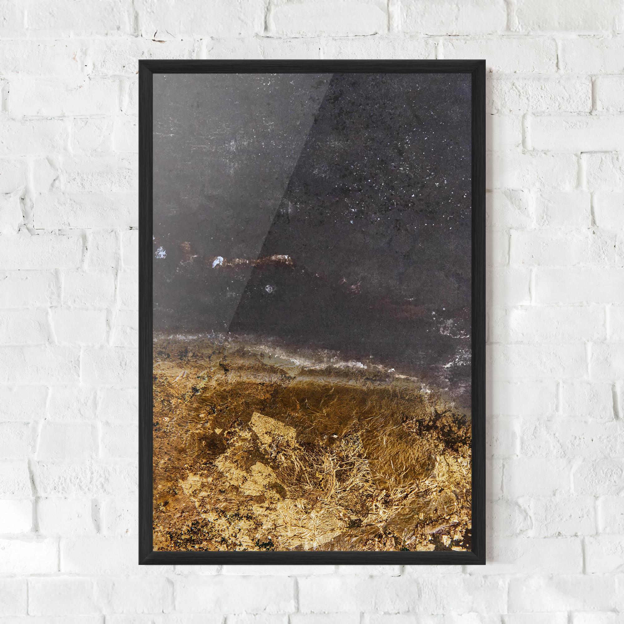 Poster Înrămat Gold Dark Grey mockup 0