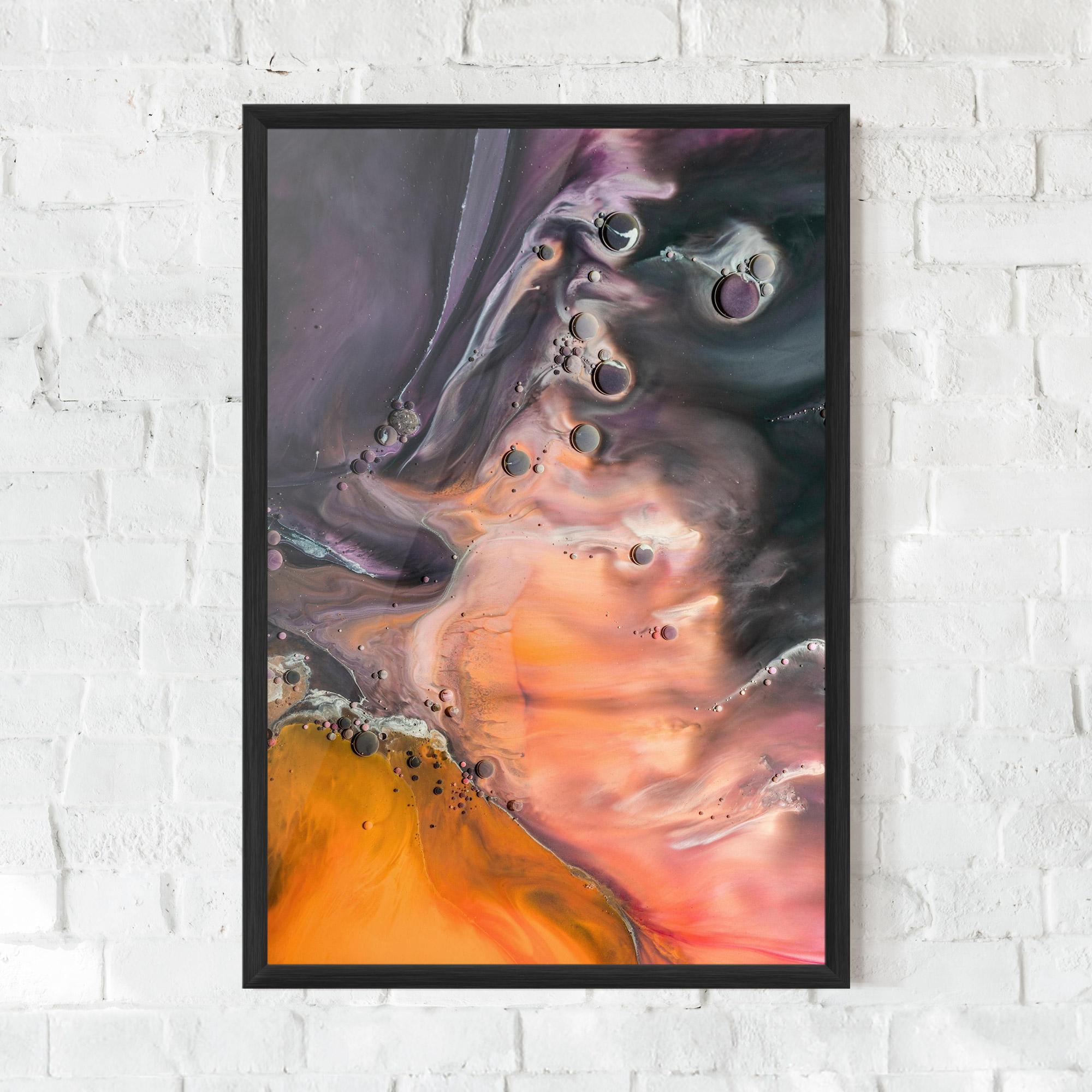 Poster Înrămat Orange Shades mockup 0